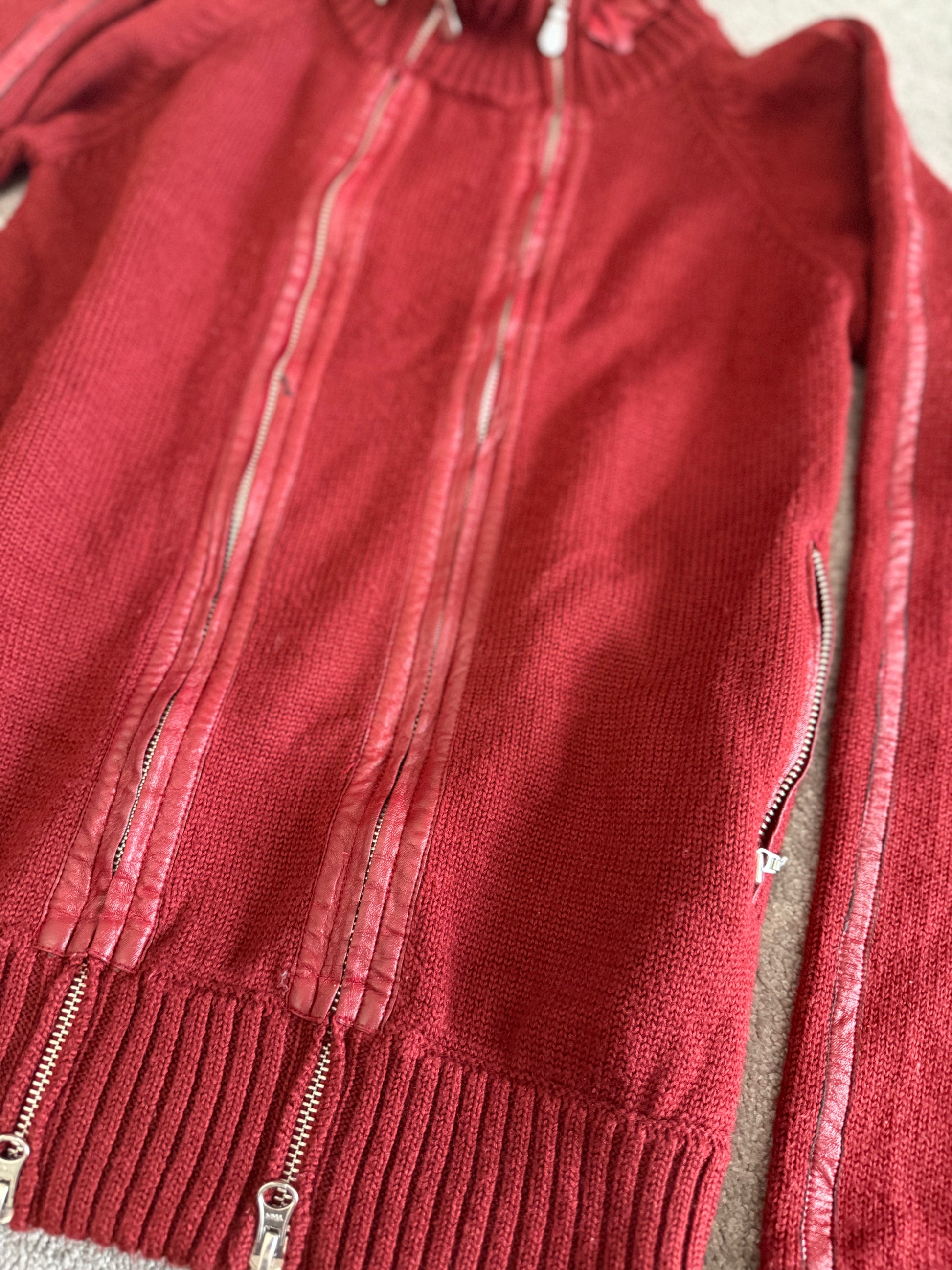 Tornado Mart Double ZIP Directors Cut Knit Jacket