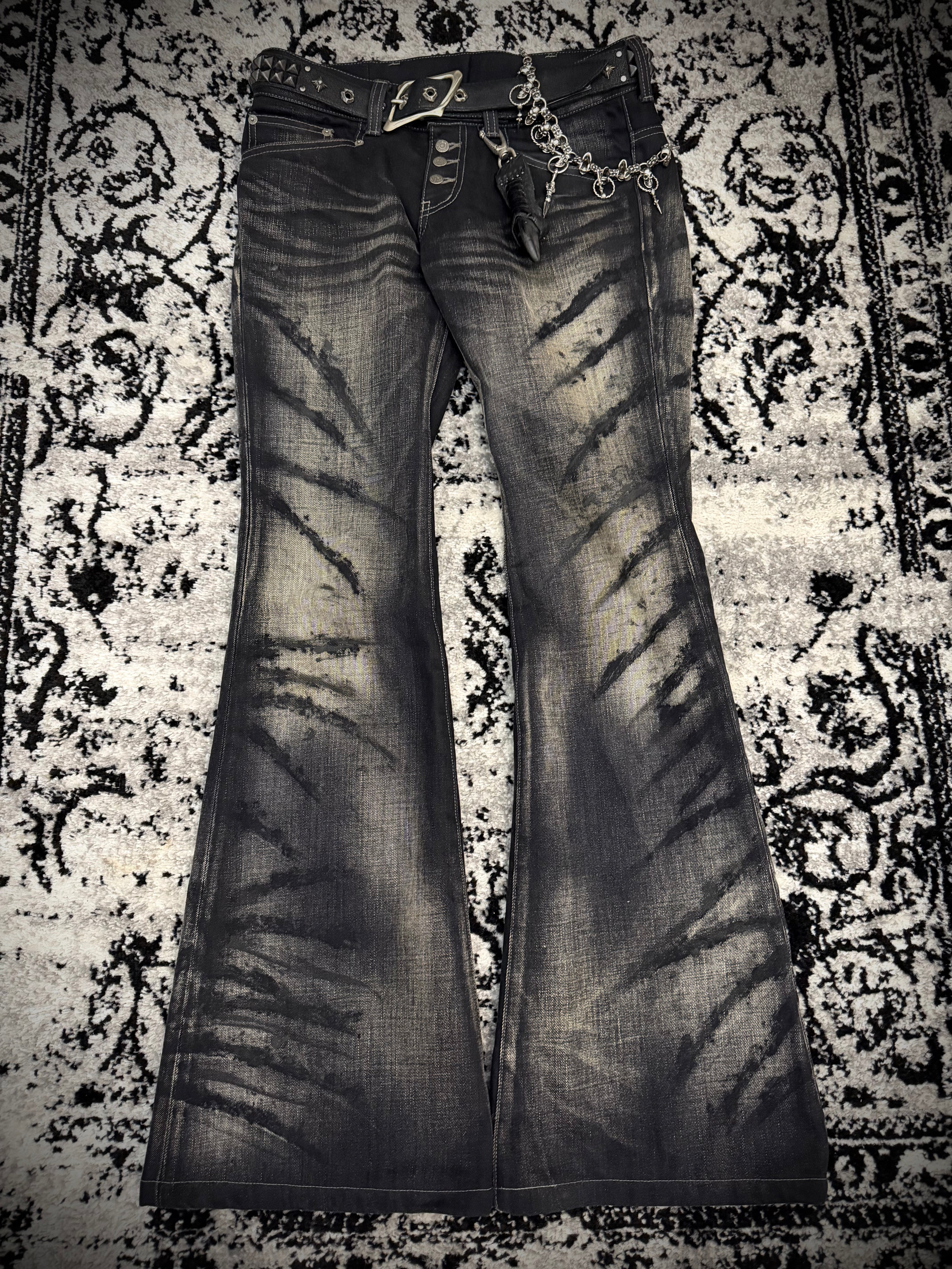 Tornado Mart 00‘s Tiger Flared Pants