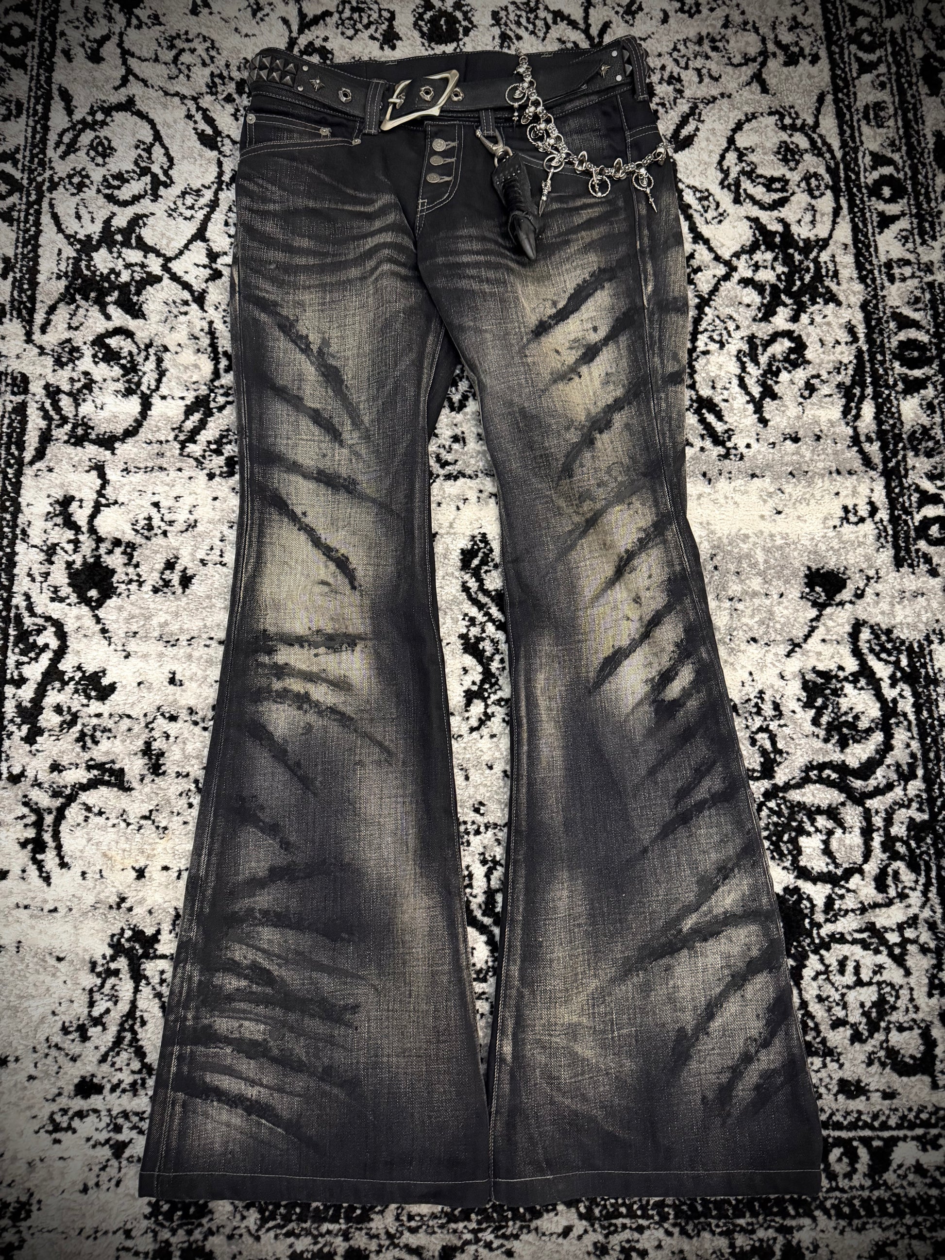 Tornado Mart 00‘s Tiger Flared Pants