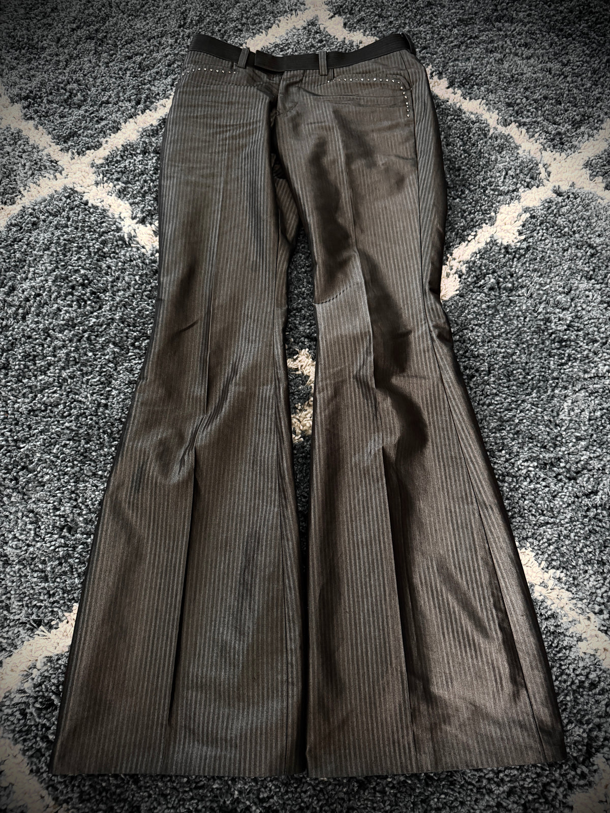 Tornado Mart Studded Dress Pants Bell Bottoms (M)