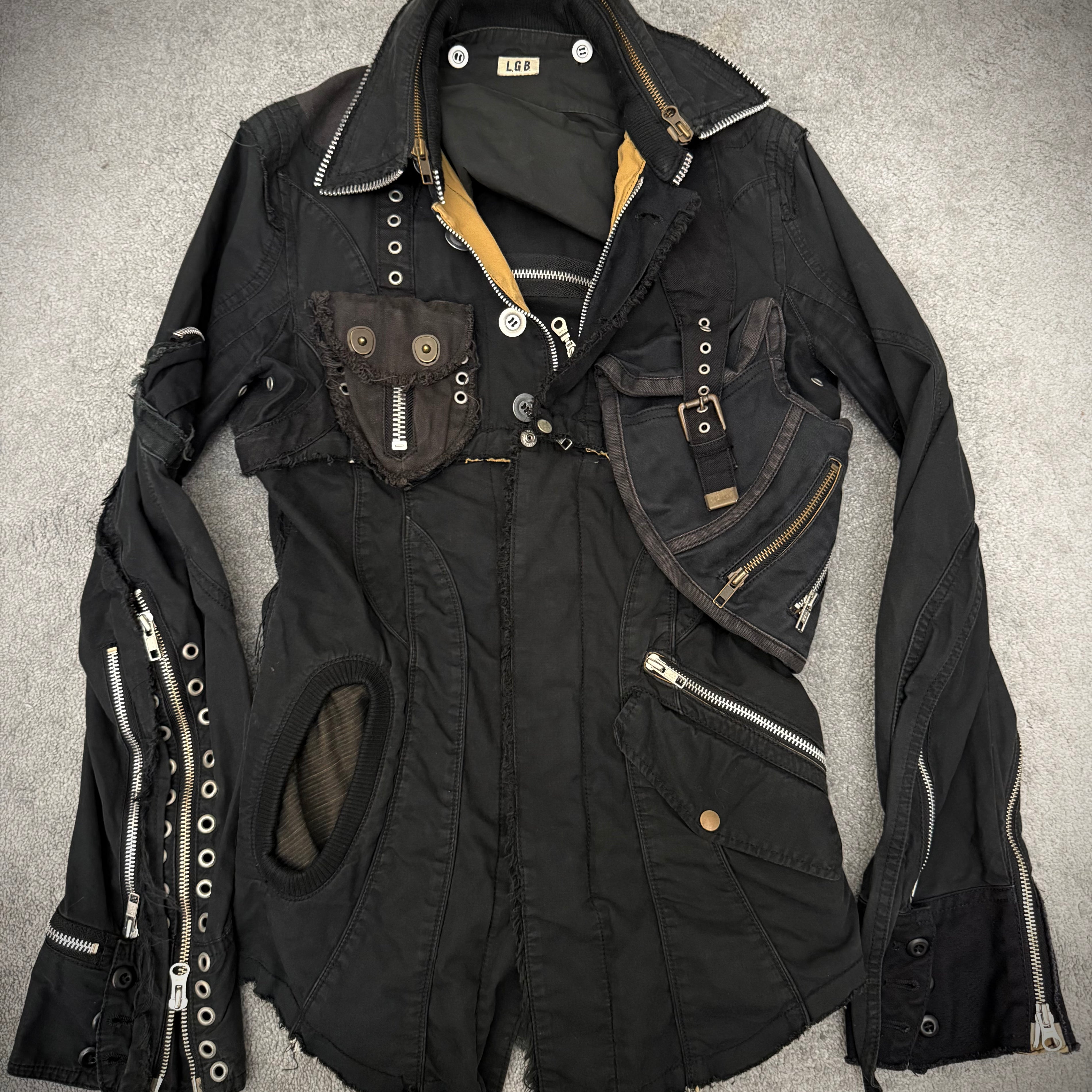 L.G.B detachable pilot jacket