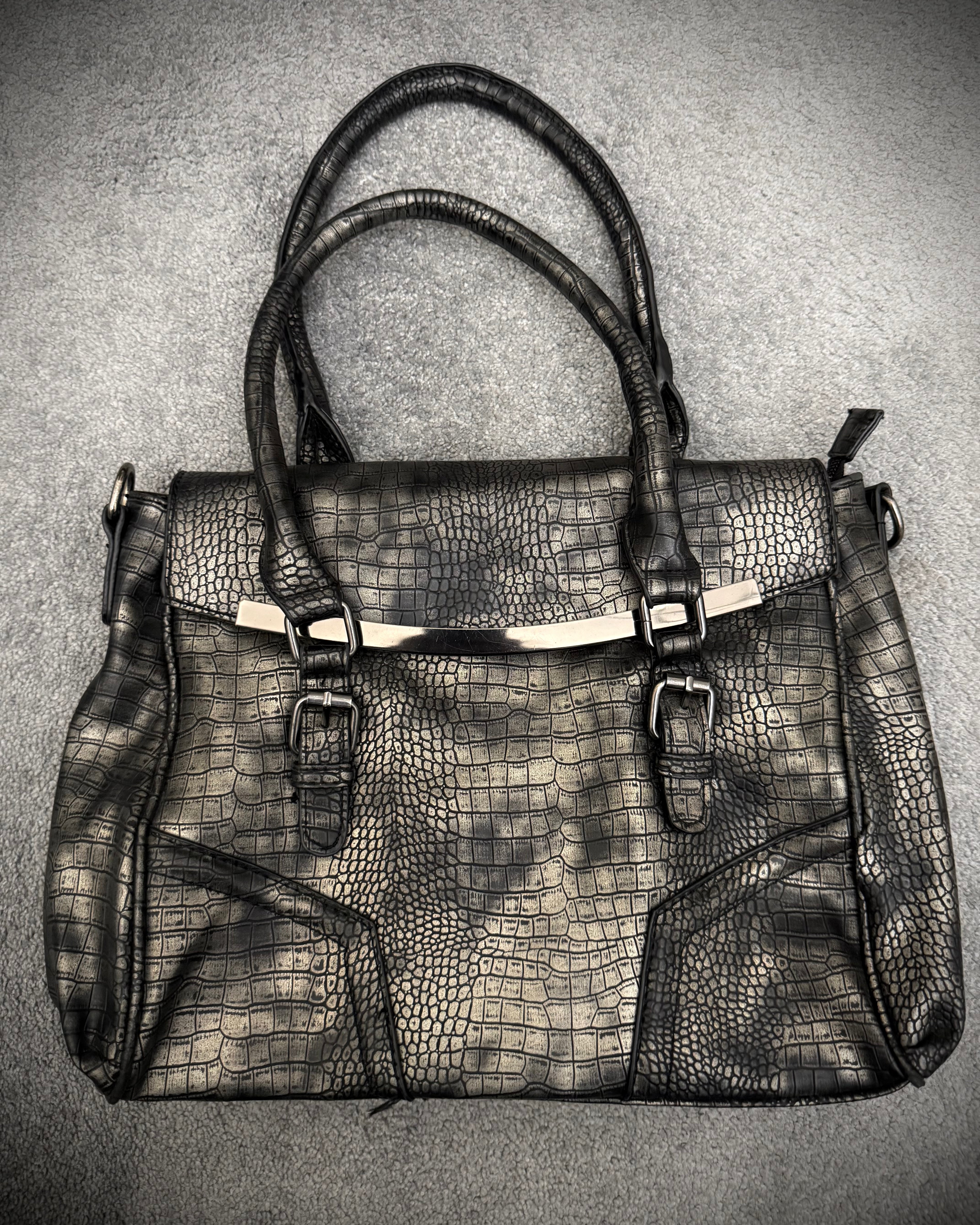Crocodile mutant exotical patter bag