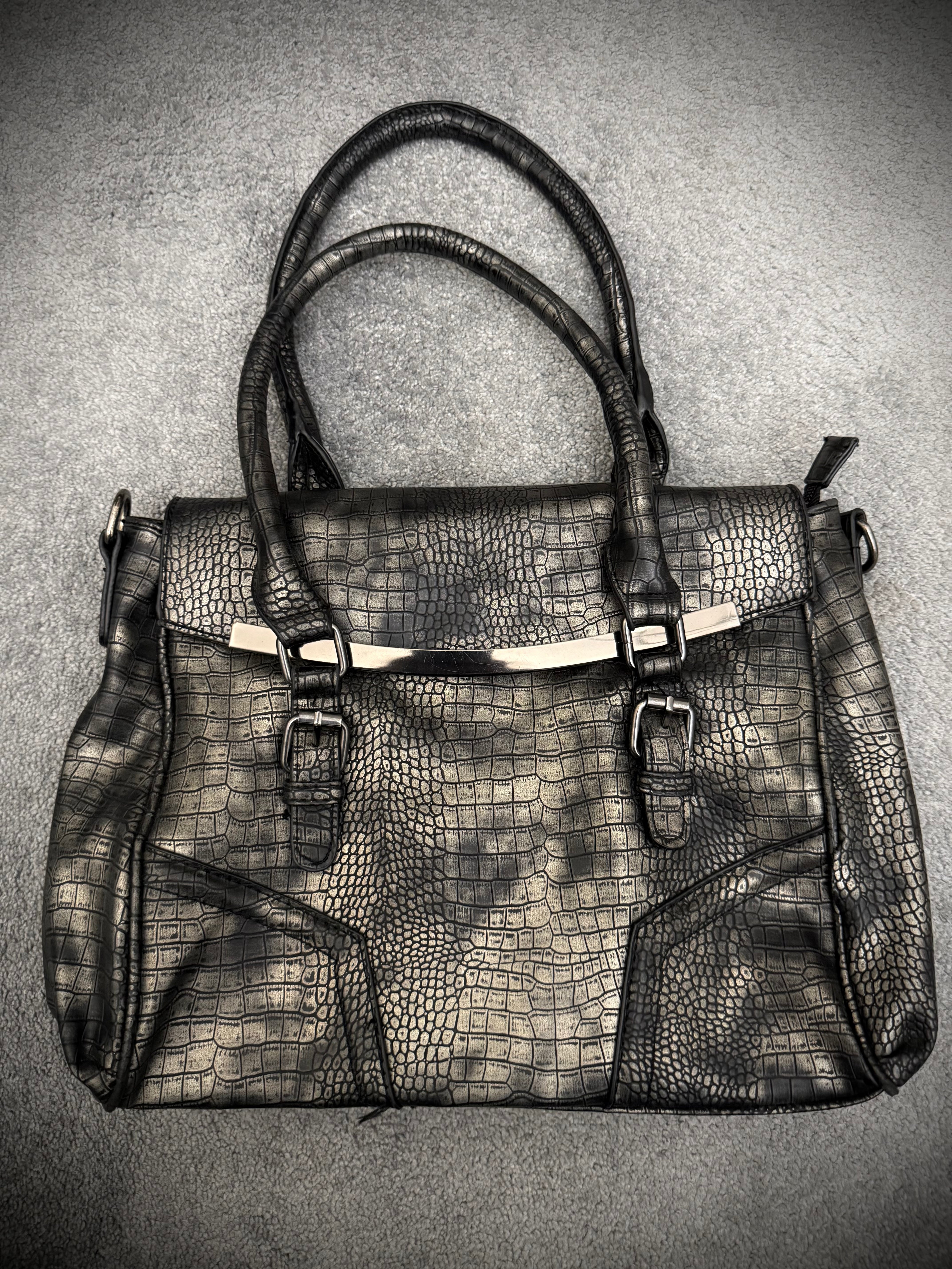 Crocodile mutant exotical patter bag
