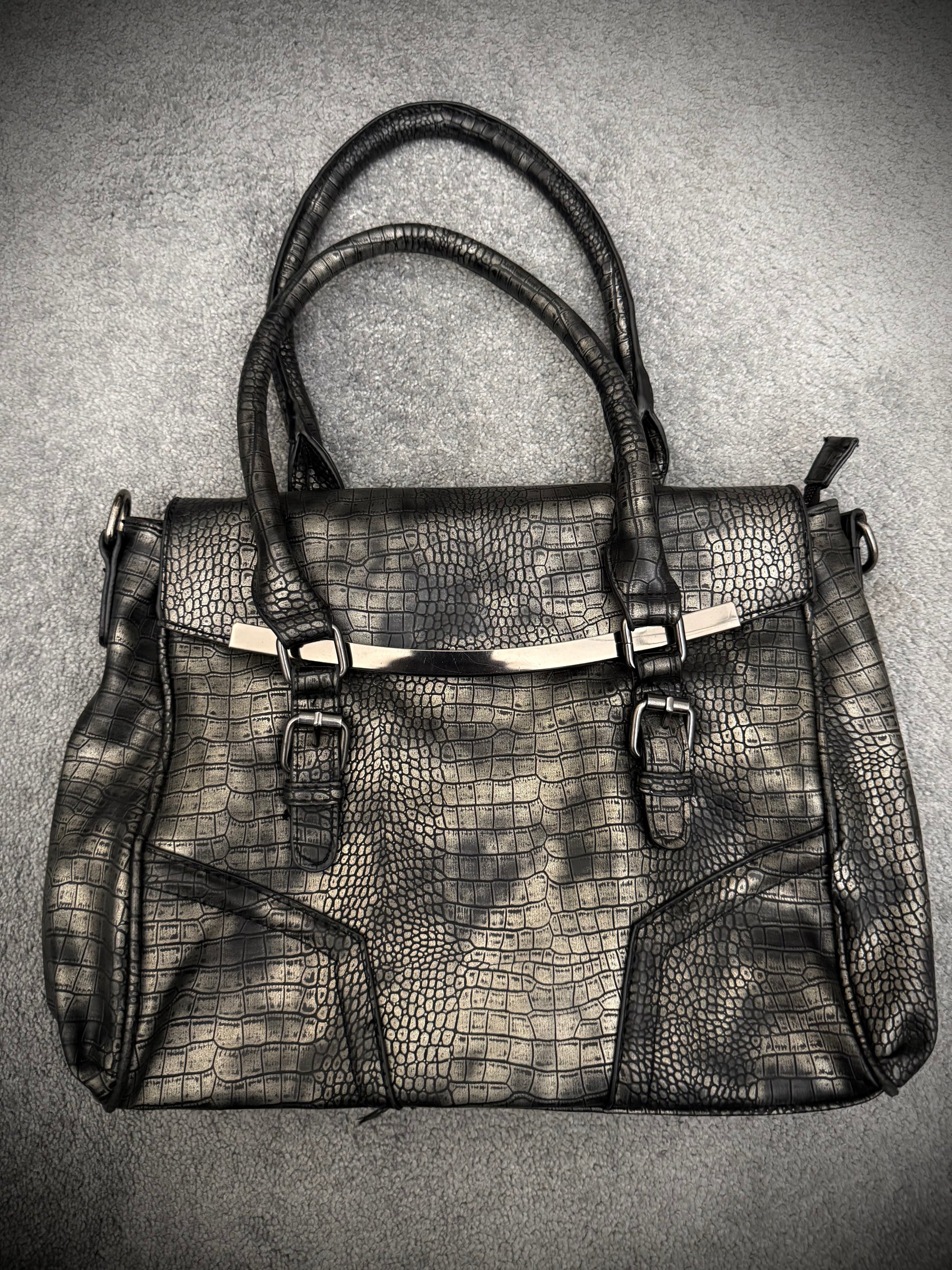 Crocodile mutant exotical patter bag