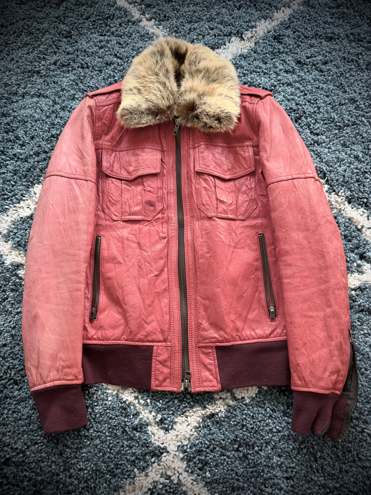 Schlussel Rabbit Detachable Rabbit Fur Jacket