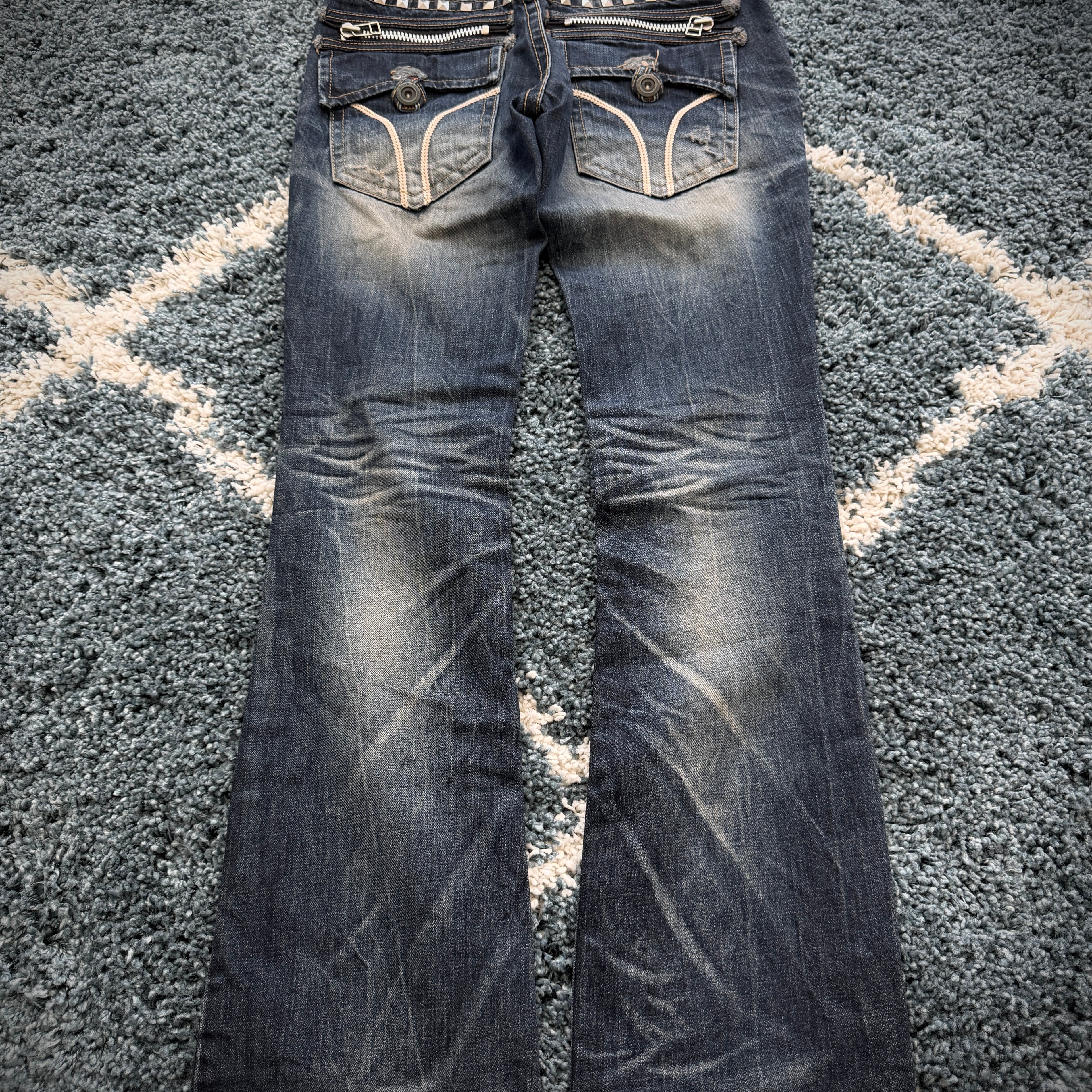 Lolita Studded Clawmark Flared Pants