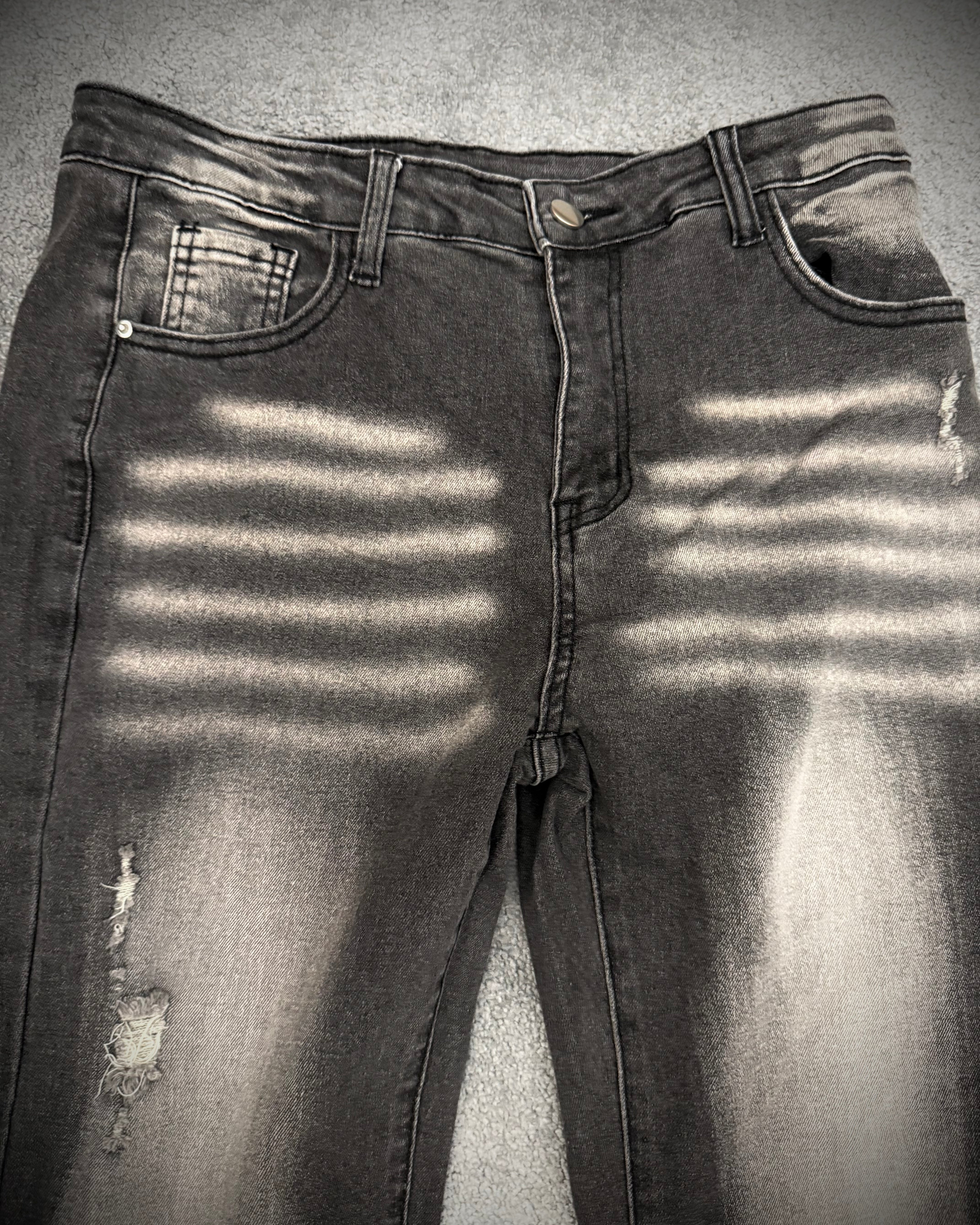 Industrial Clawmark flared pants