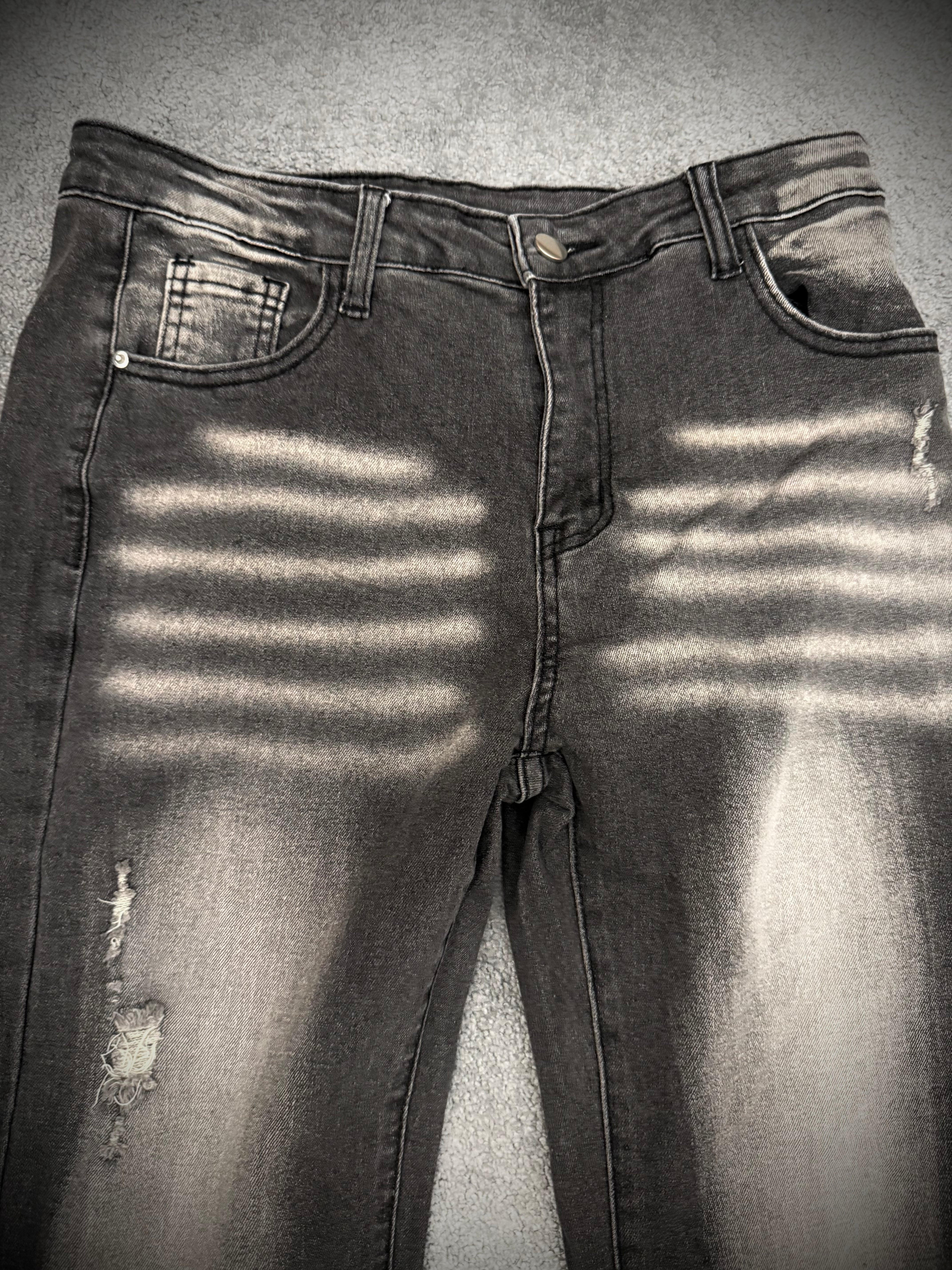 Industrial Clawmark flared pants