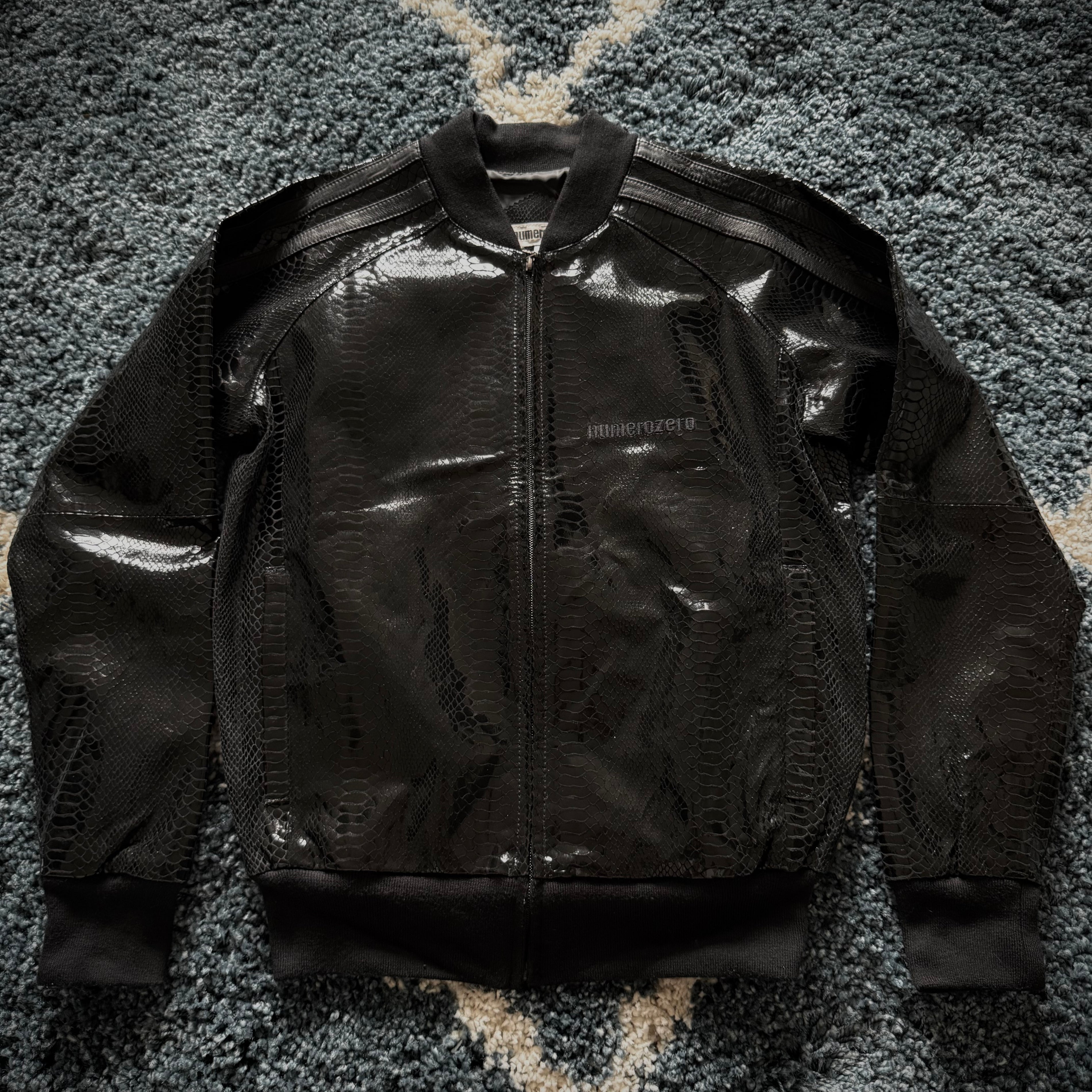 Numero Zero Snakeskin Bomber Jacket