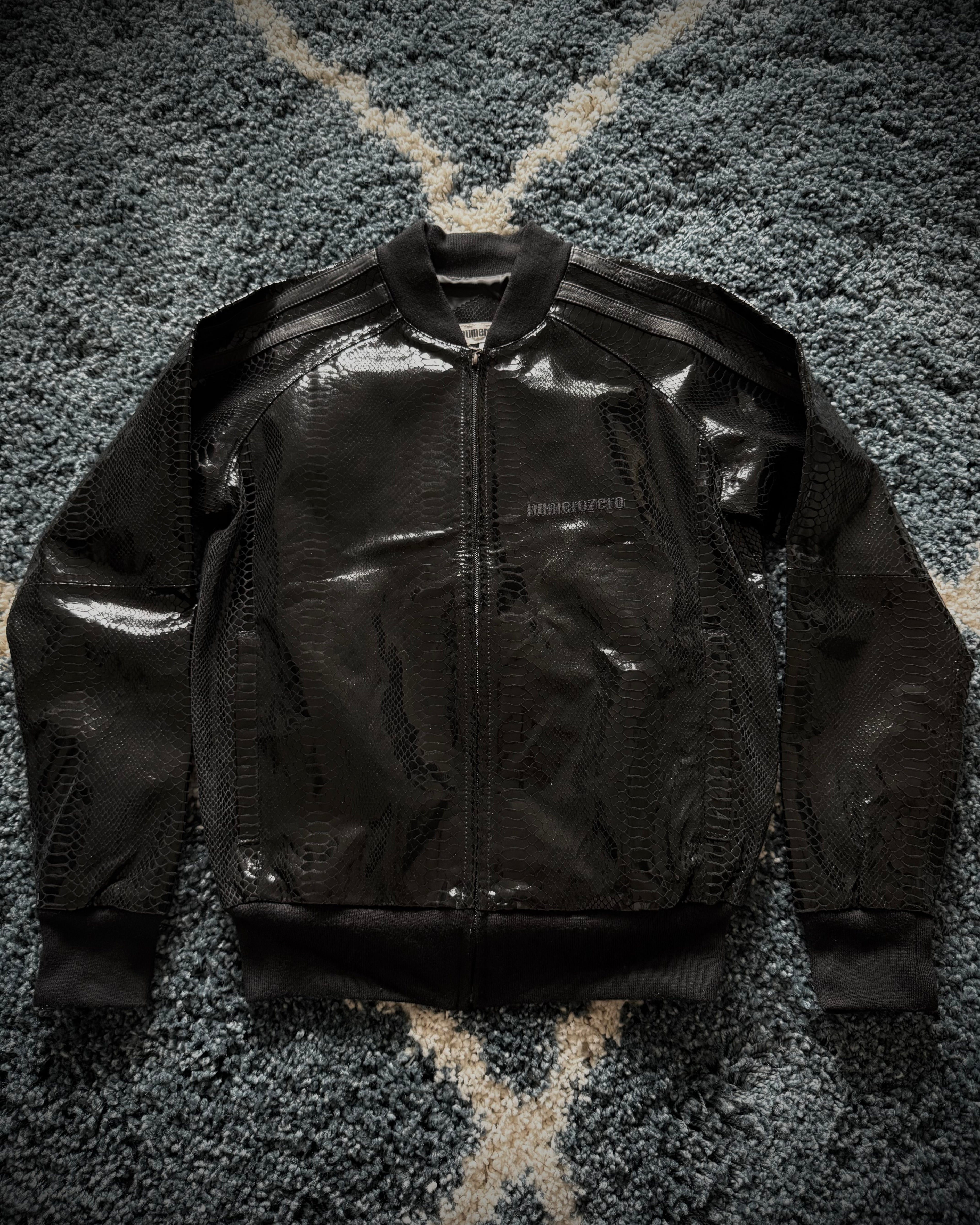 Numero Zero Snakeskin Bomber Jacket