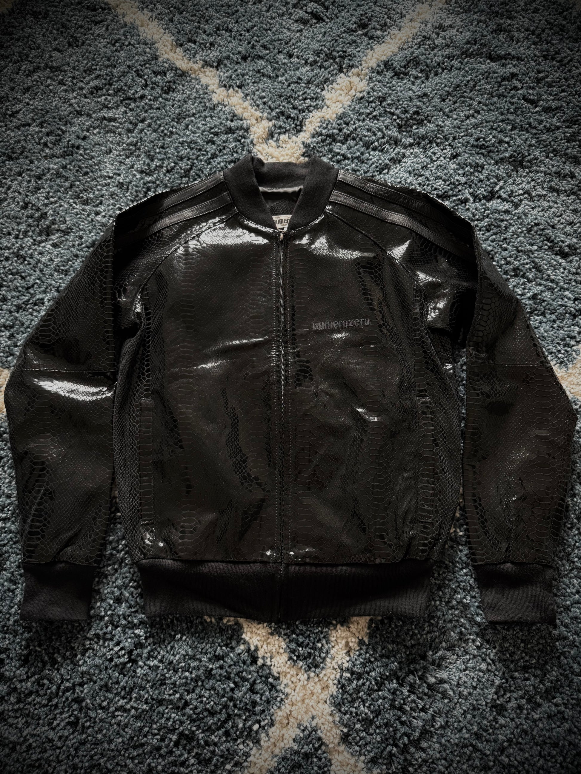 Numero Zero Snakeskin Bomber Jacket