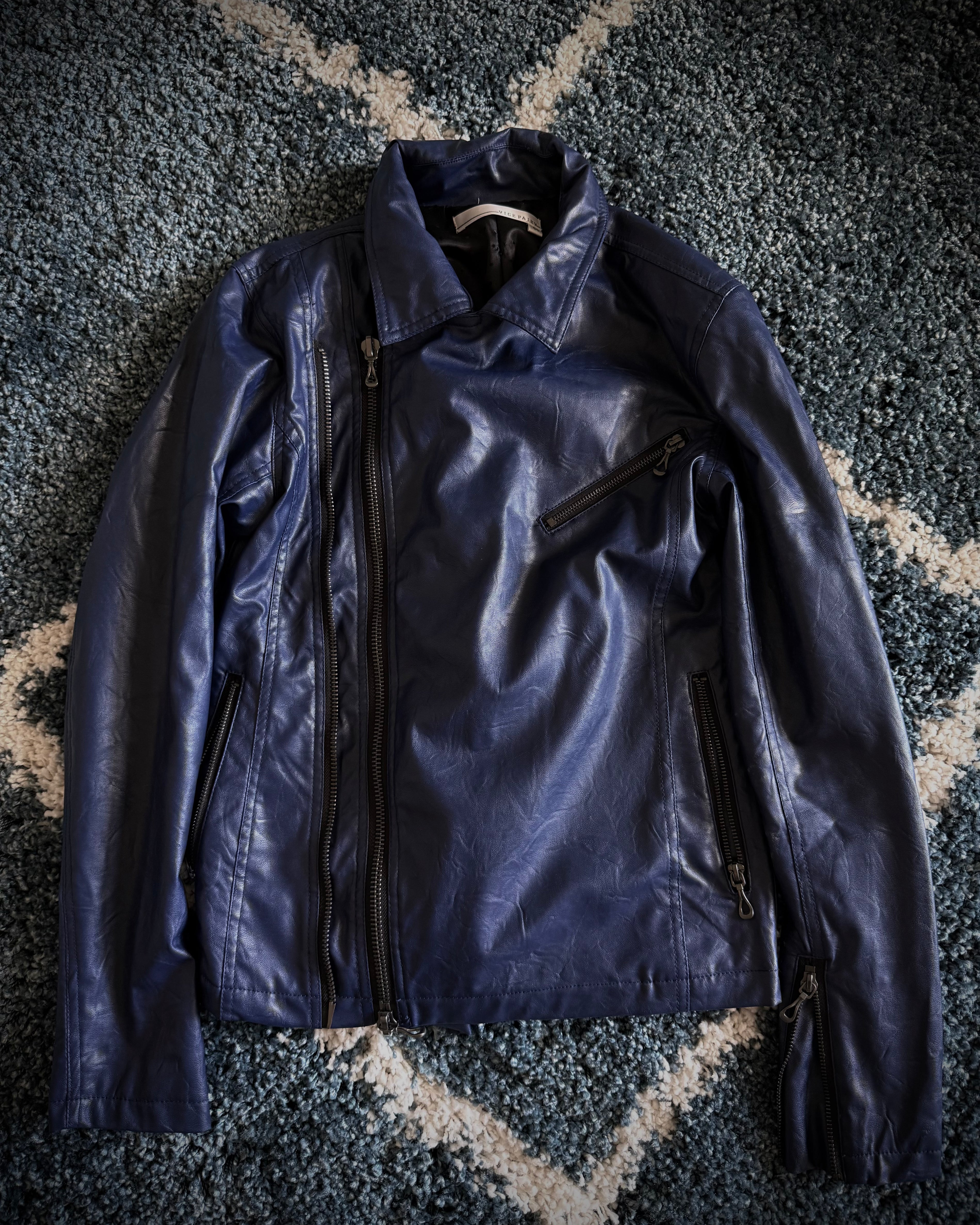 Vice Fairy Asymmetrical Leather Jacket