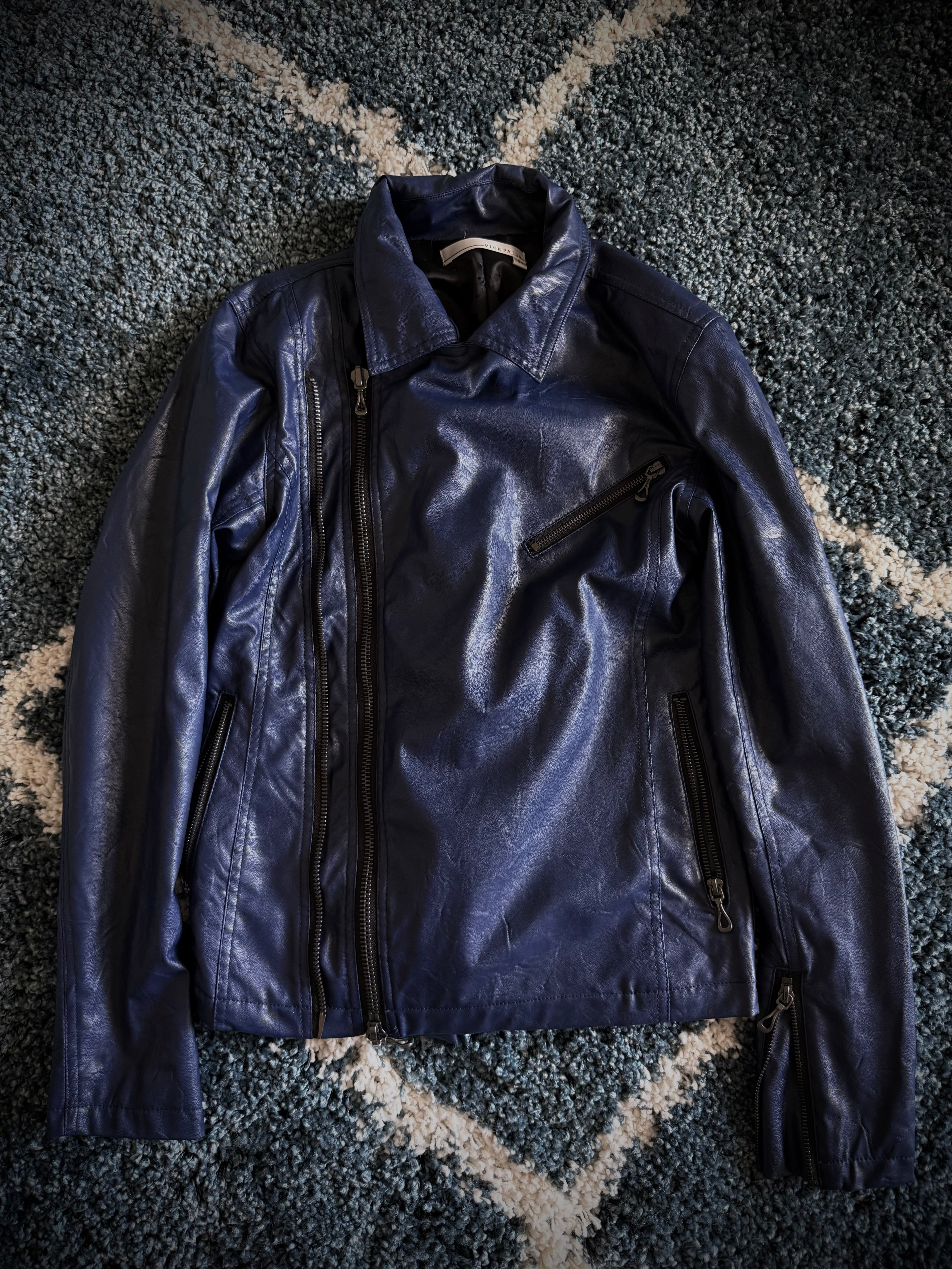 Vice Fairy Asymmetrical Leather Jacket
