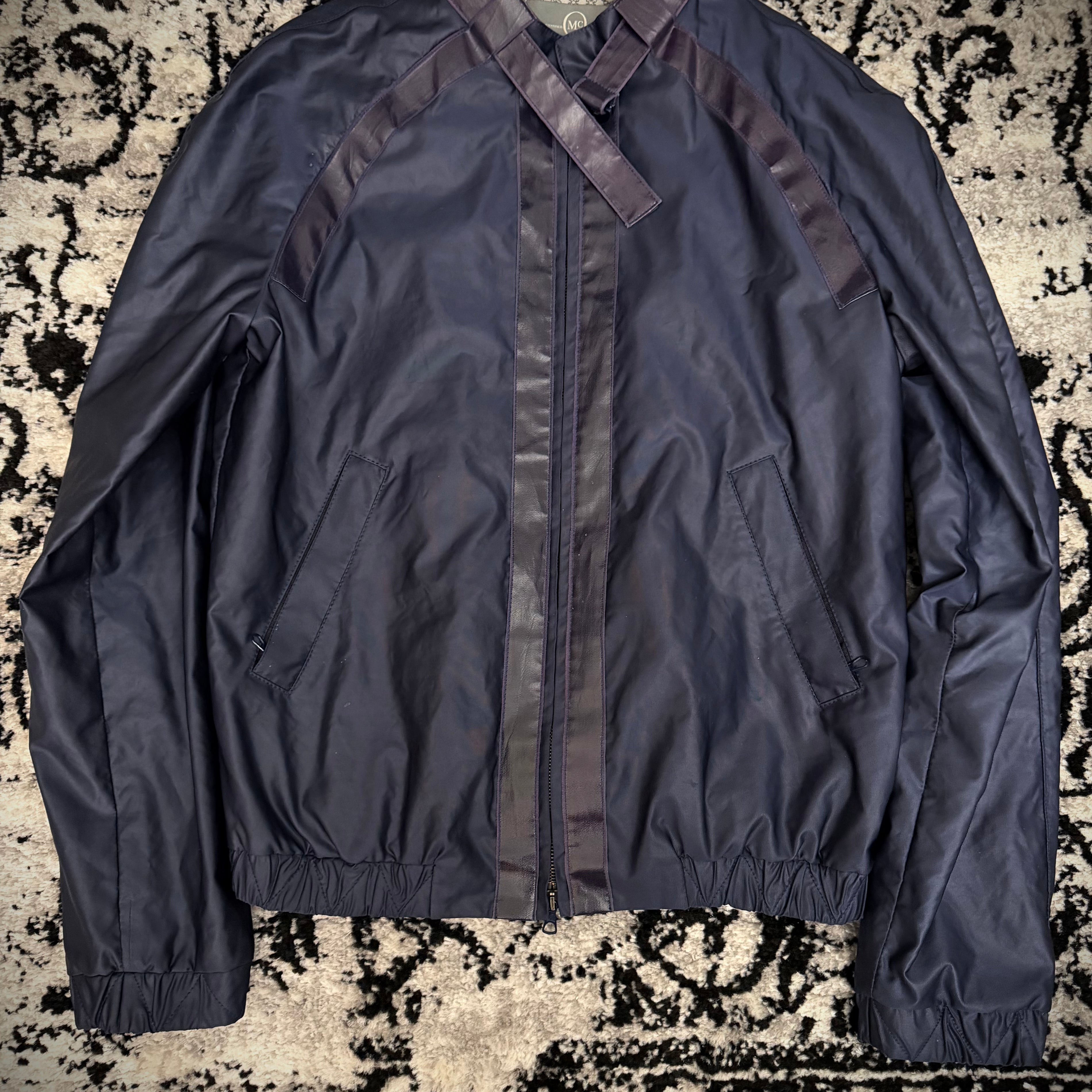 SS09 McQ by Alexander McQueen Taped Blouson Jacket