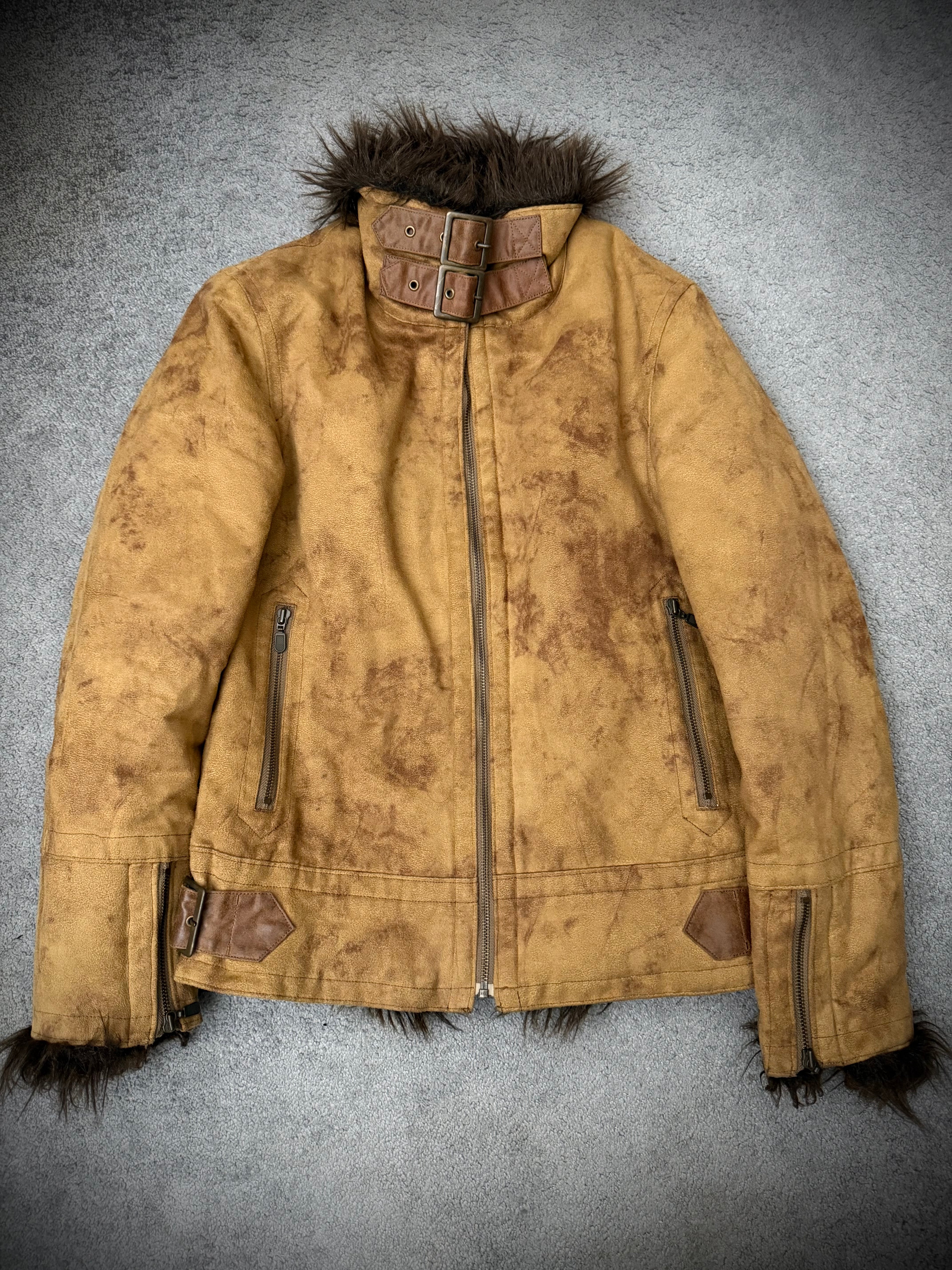 Tornado Mart Suede Fur Jacket