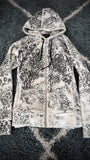 Tornado Mart Micro Fur Leopard full zip jacket
