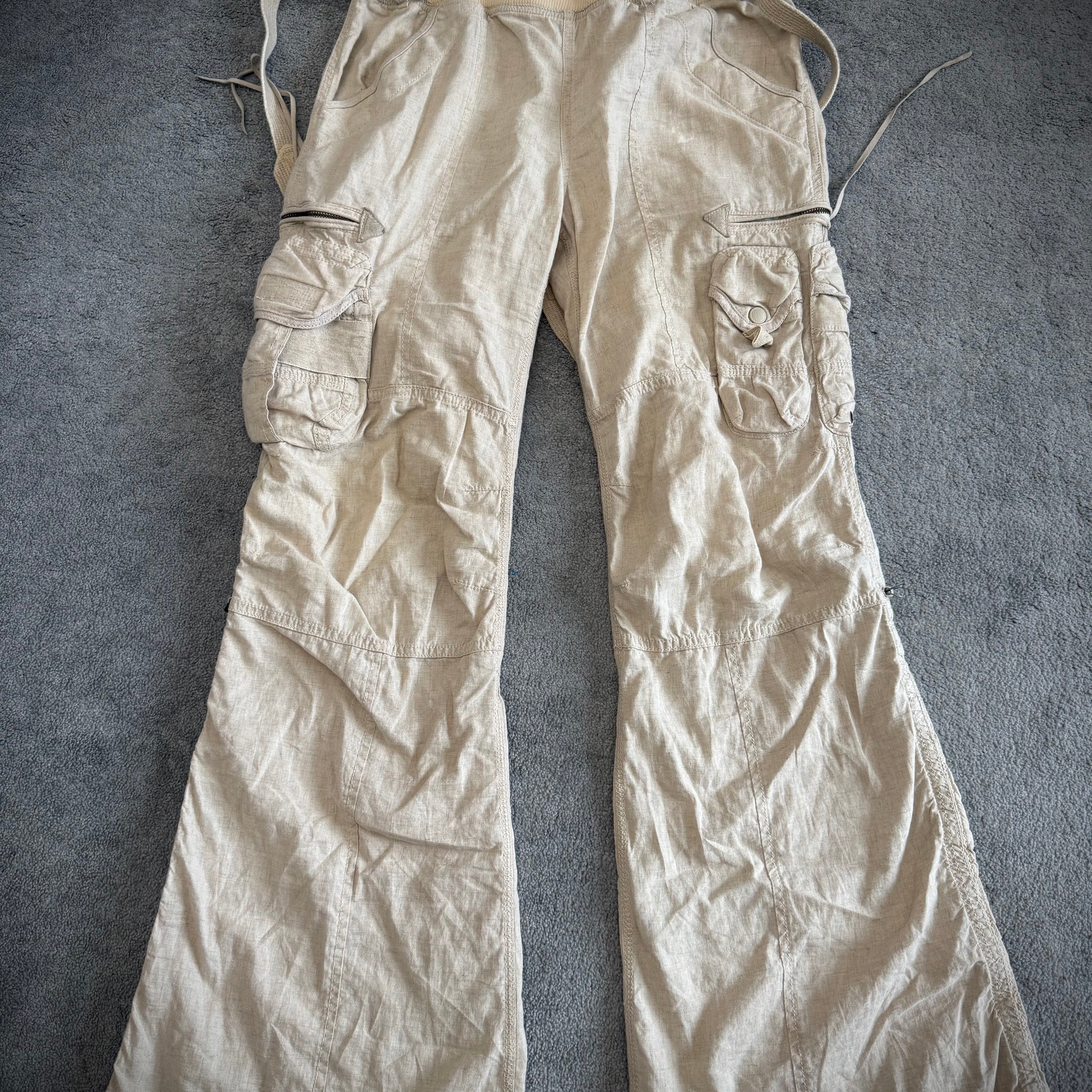 G.O.A flared suspender cargo pants