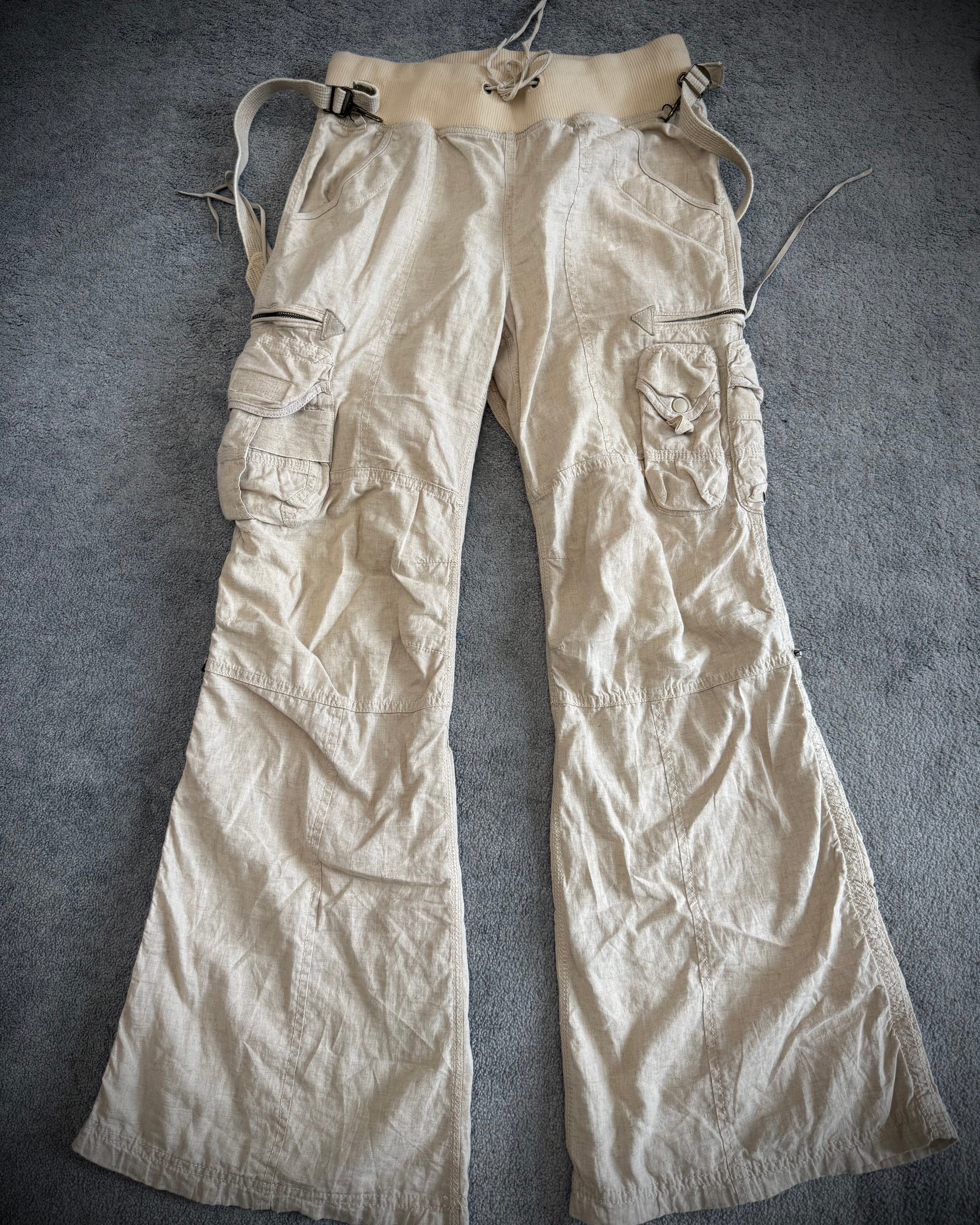 G.O.A flared suspender cargo pants