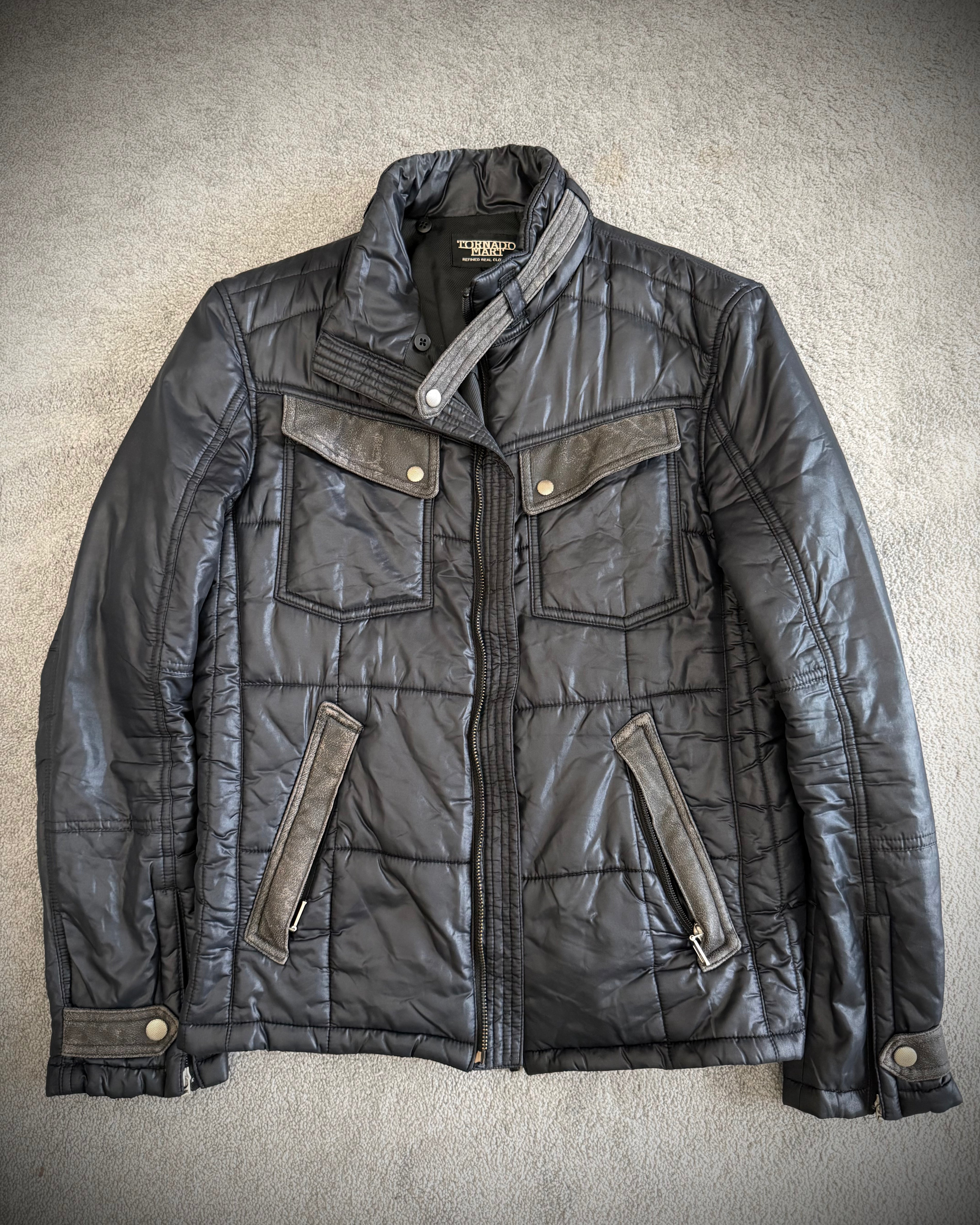 Tornado Mart Leather strap details puffer