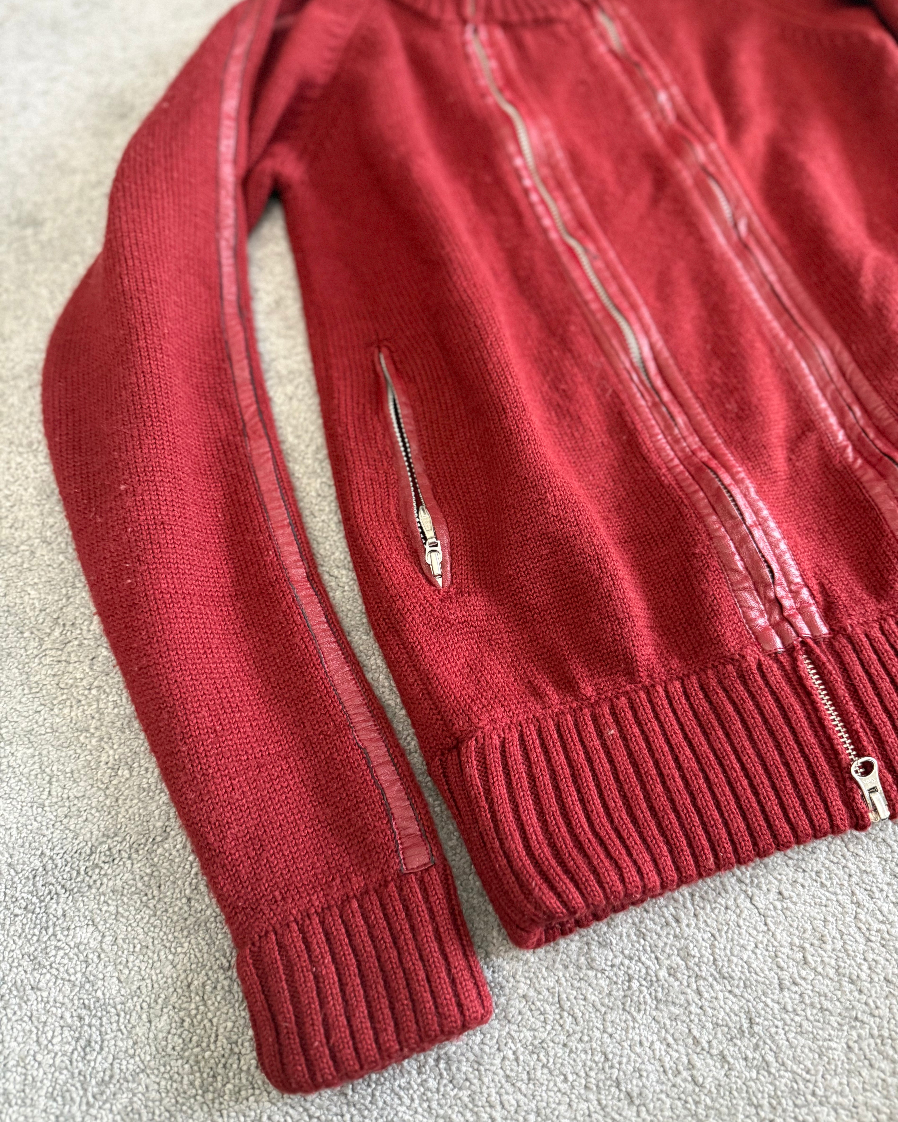 Tornado Mart Double ZIP Directors Cut Knit Jacket