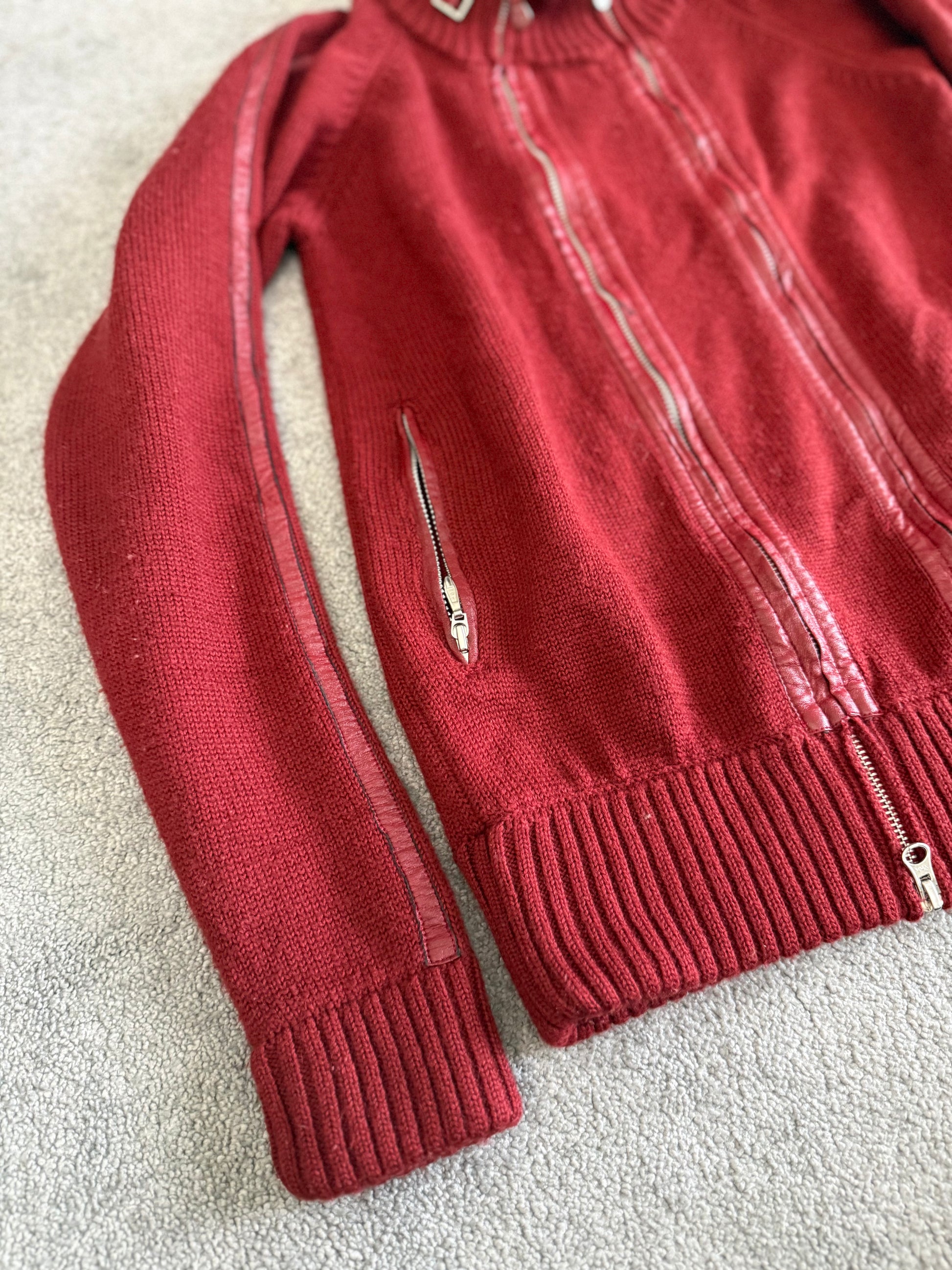 Tornado Mart Double ZIP Directors Cut Knit Jacket