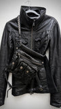 Buffalo Bobs High Neck Leather Jacket