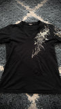 Tornado Mart Tribal Butterfly Embroidered Shirt