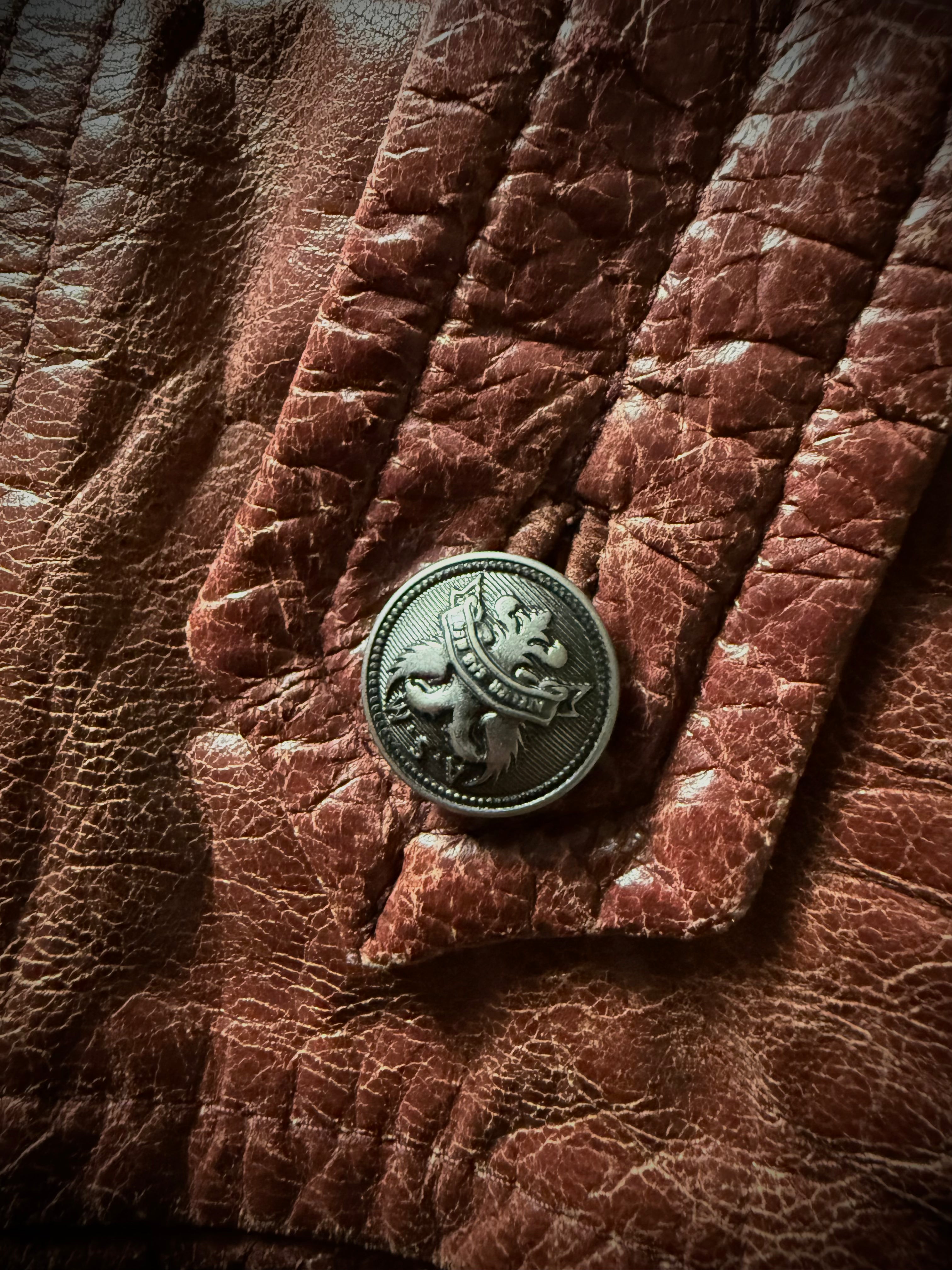 ASM cracked leather jacket