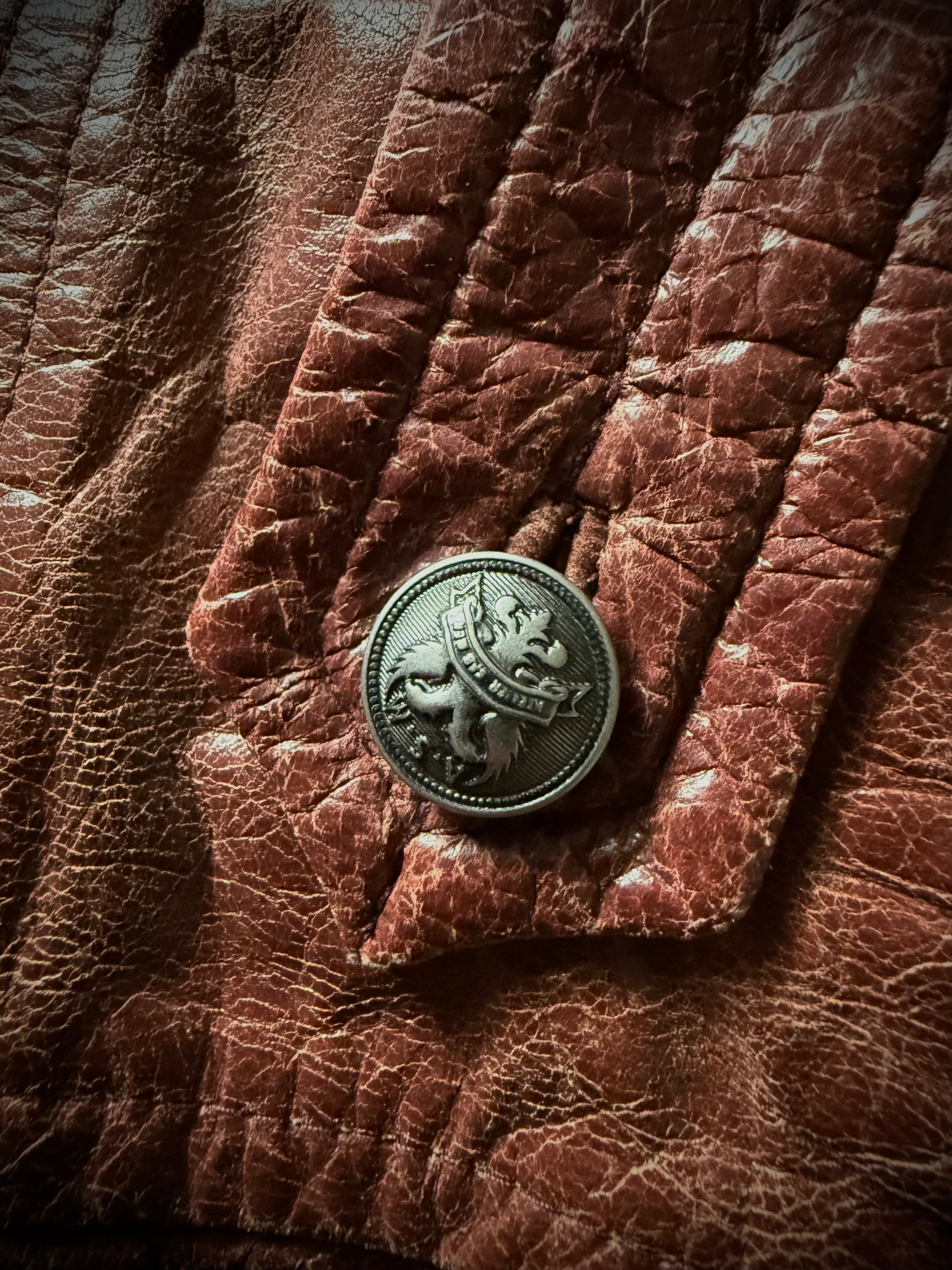 ASM cracked leather jacket