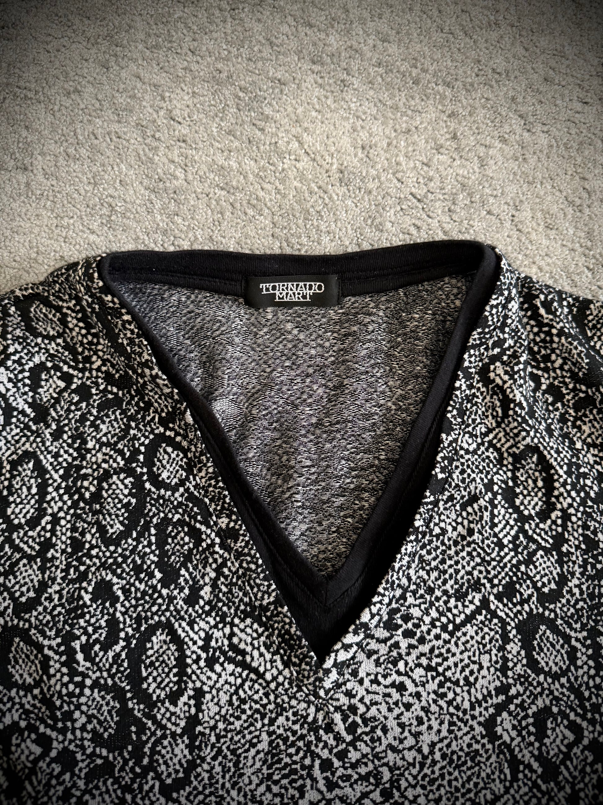 Tornado Mart reflective snakeskin longsleeve