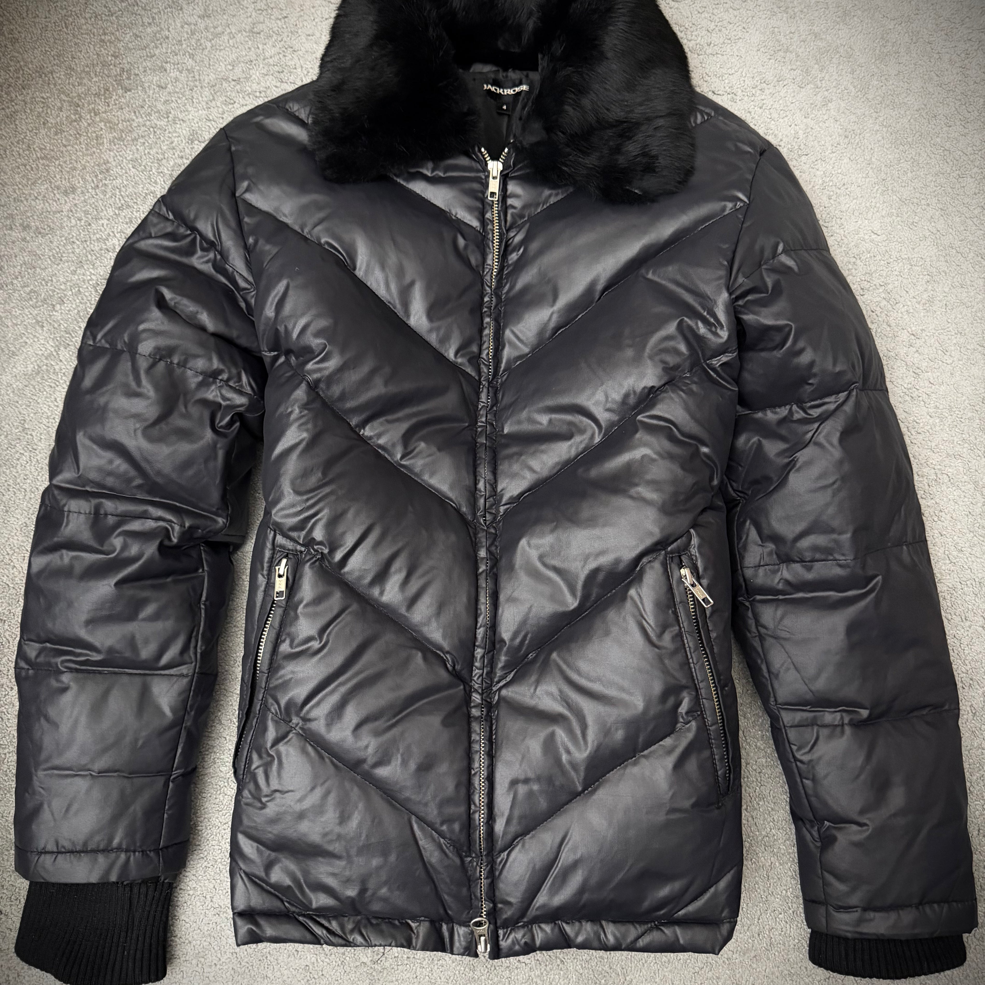 Jack Rose Fur Puffer Jacket
