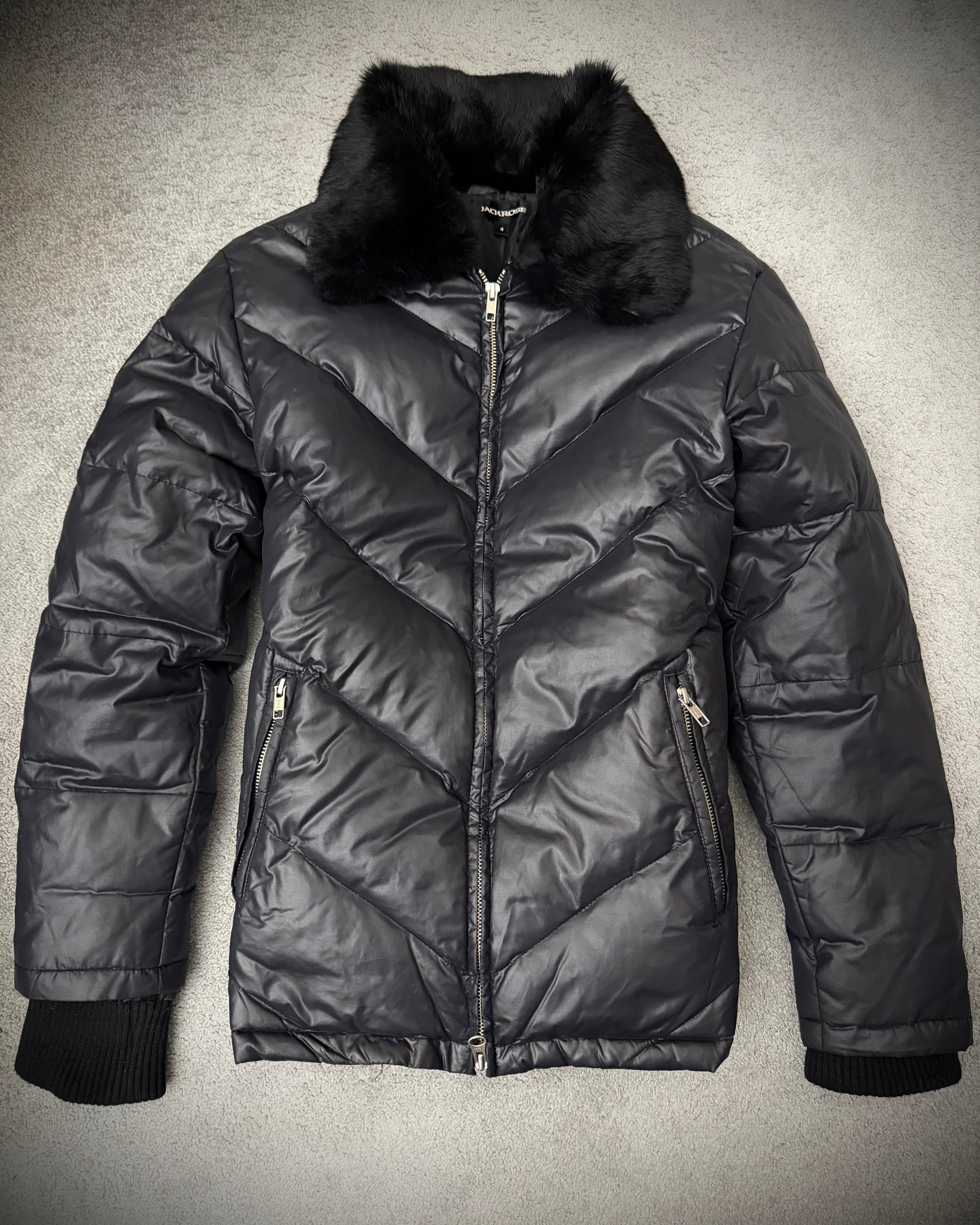Jack Rose Fur Puffer Jacket