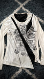 In The Attic Double Layered Zippers Longsleeve