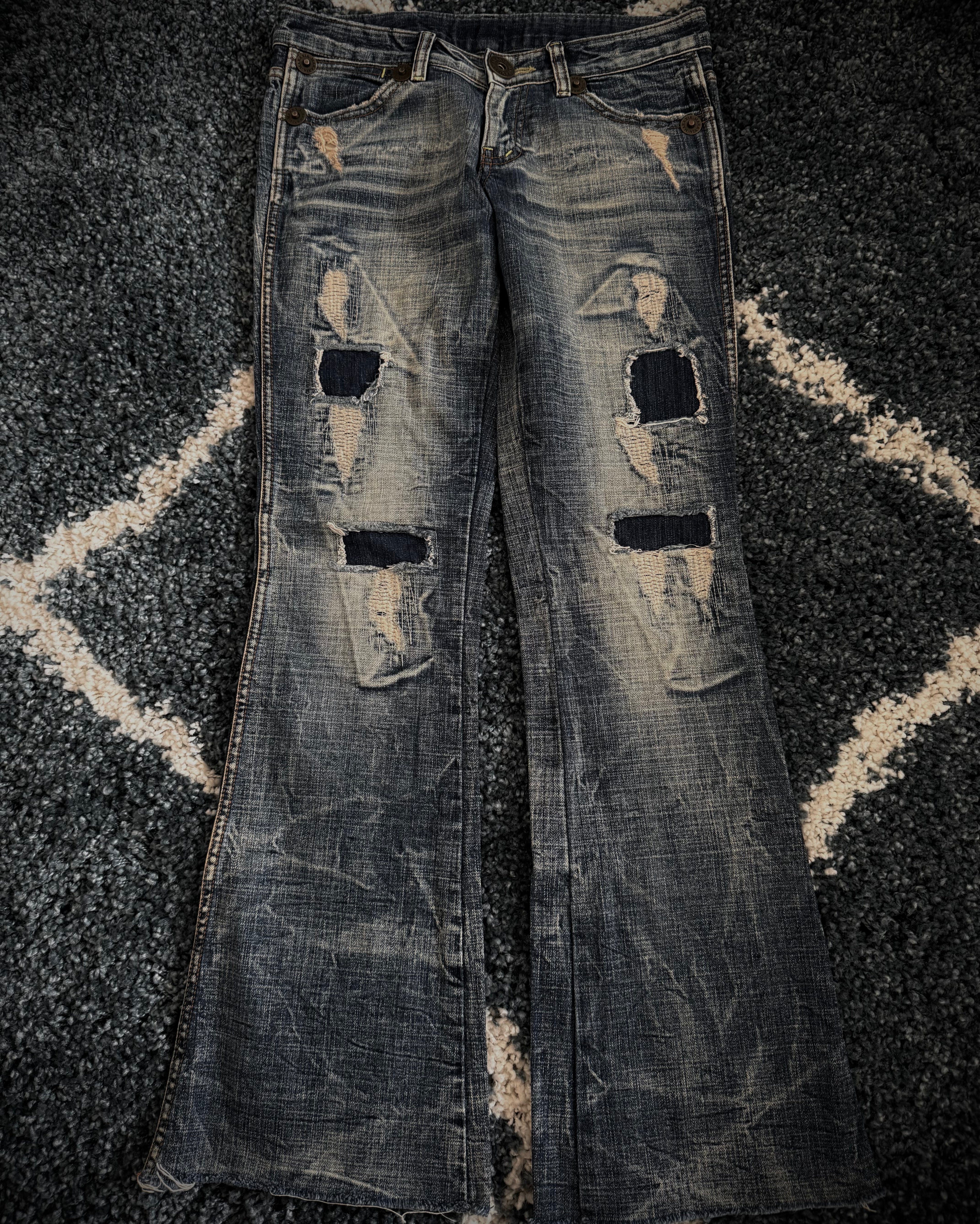 Maraxia phantom flared denim