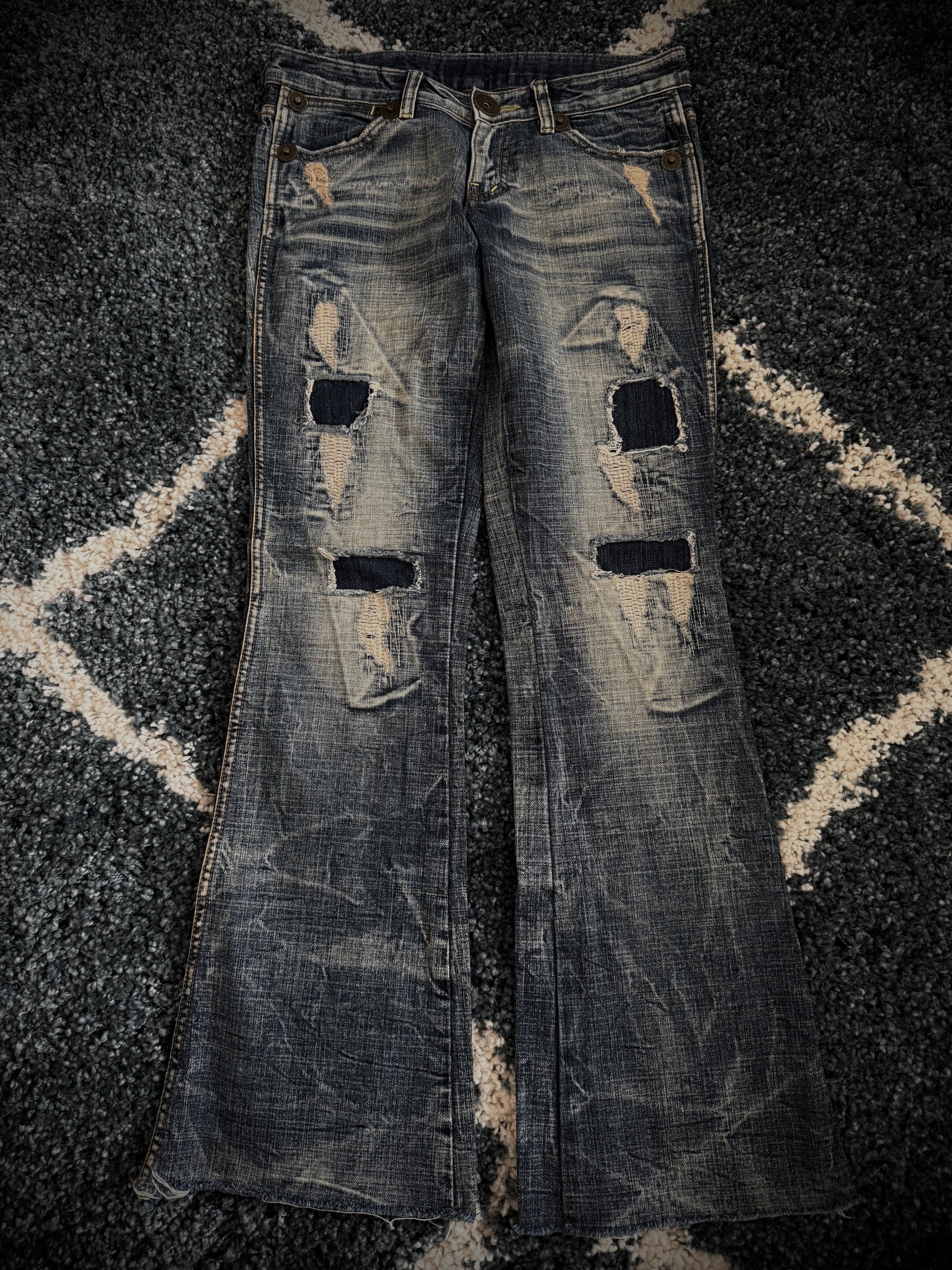 Maraxia phantom flared denim