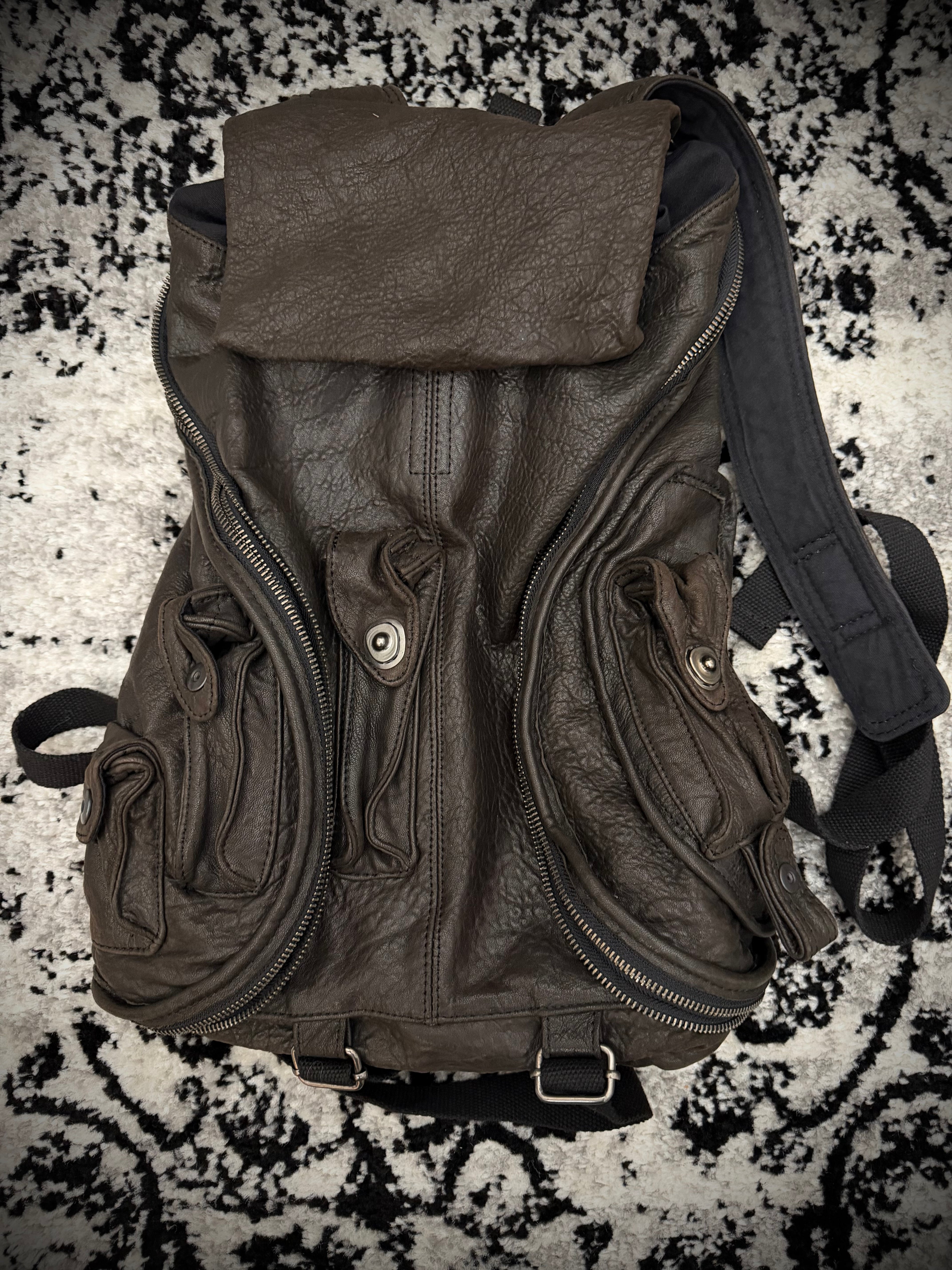 Johnny Wolf Gas Mask multi zip rucksack