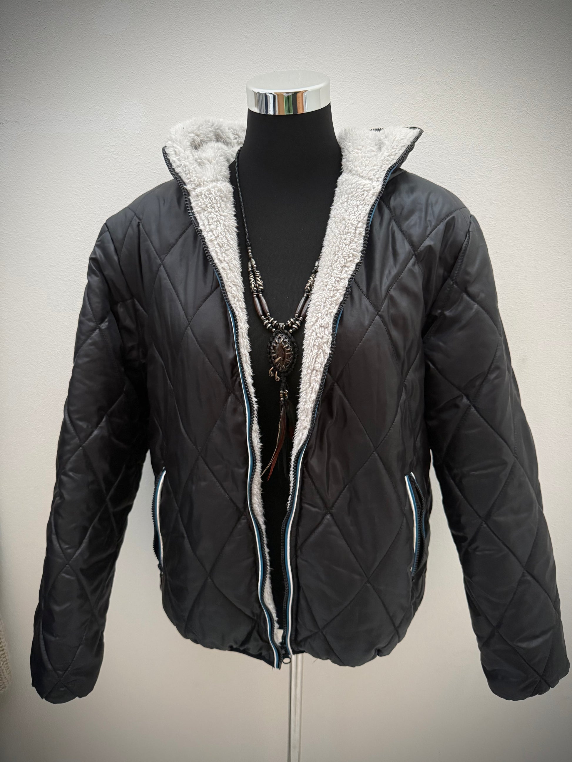 Thruxton full zip full fur interior jacket