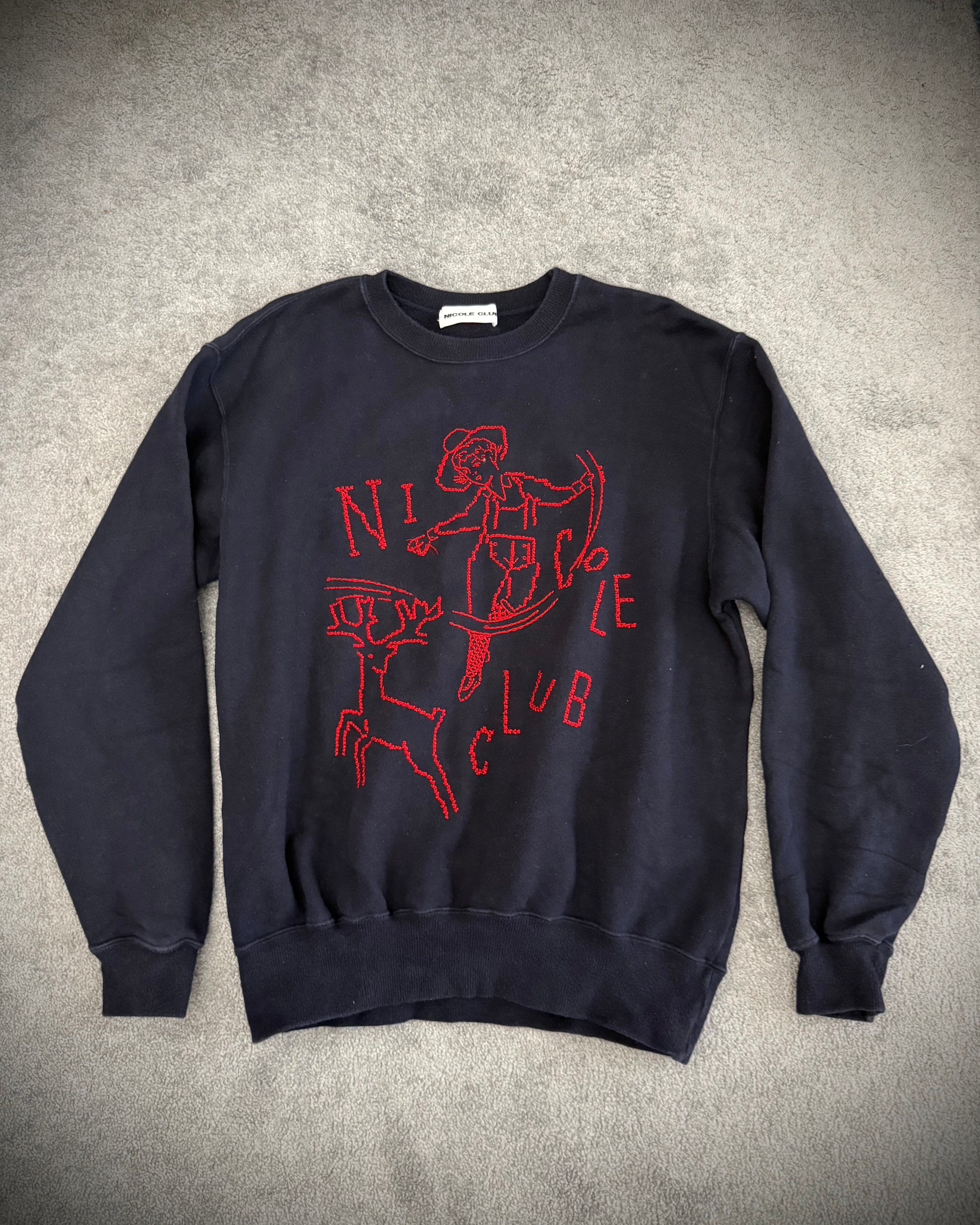 Nicole Club Christmas cropped sweater