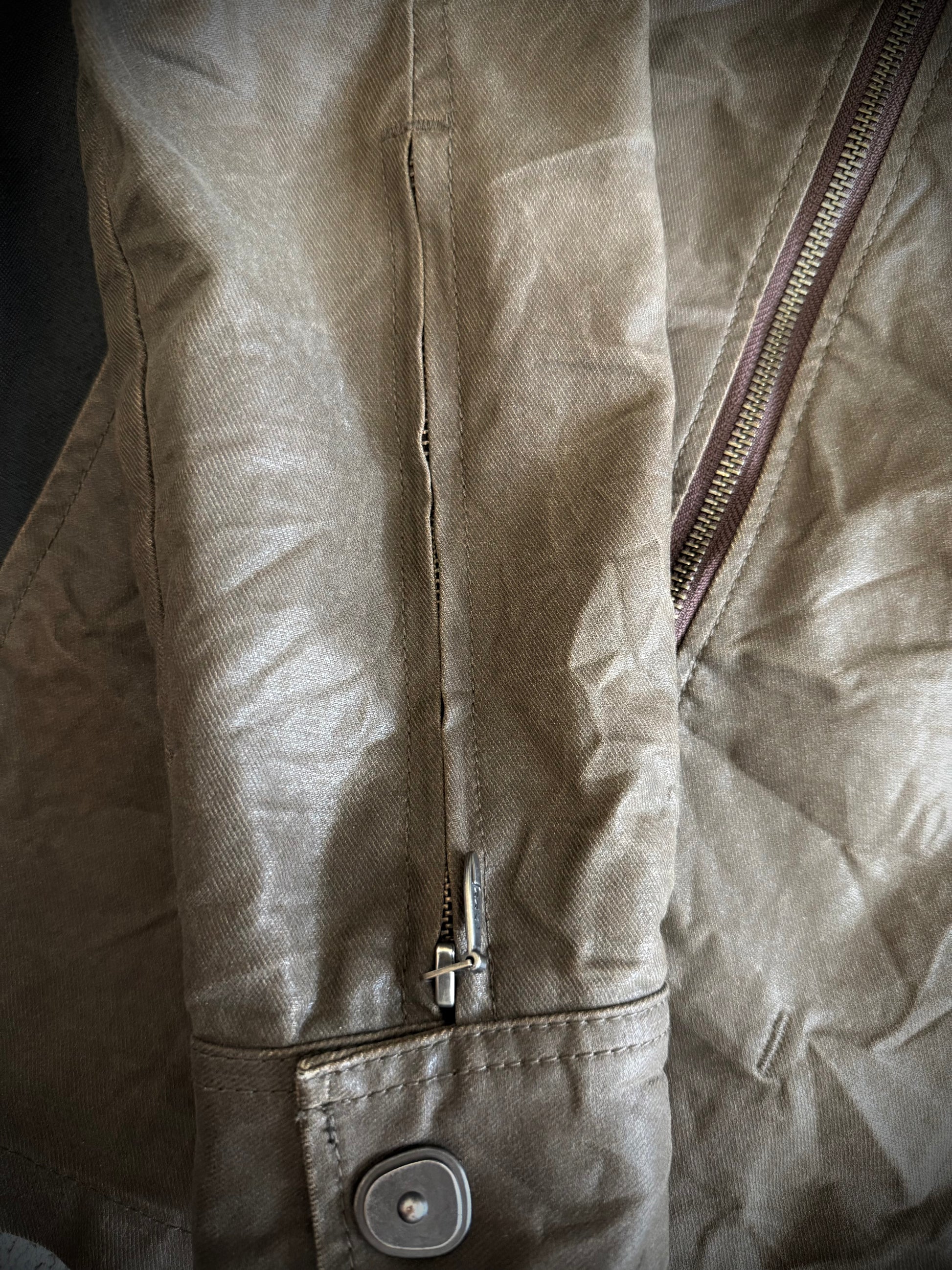 Tornado Mart waxed Gas mask jacket