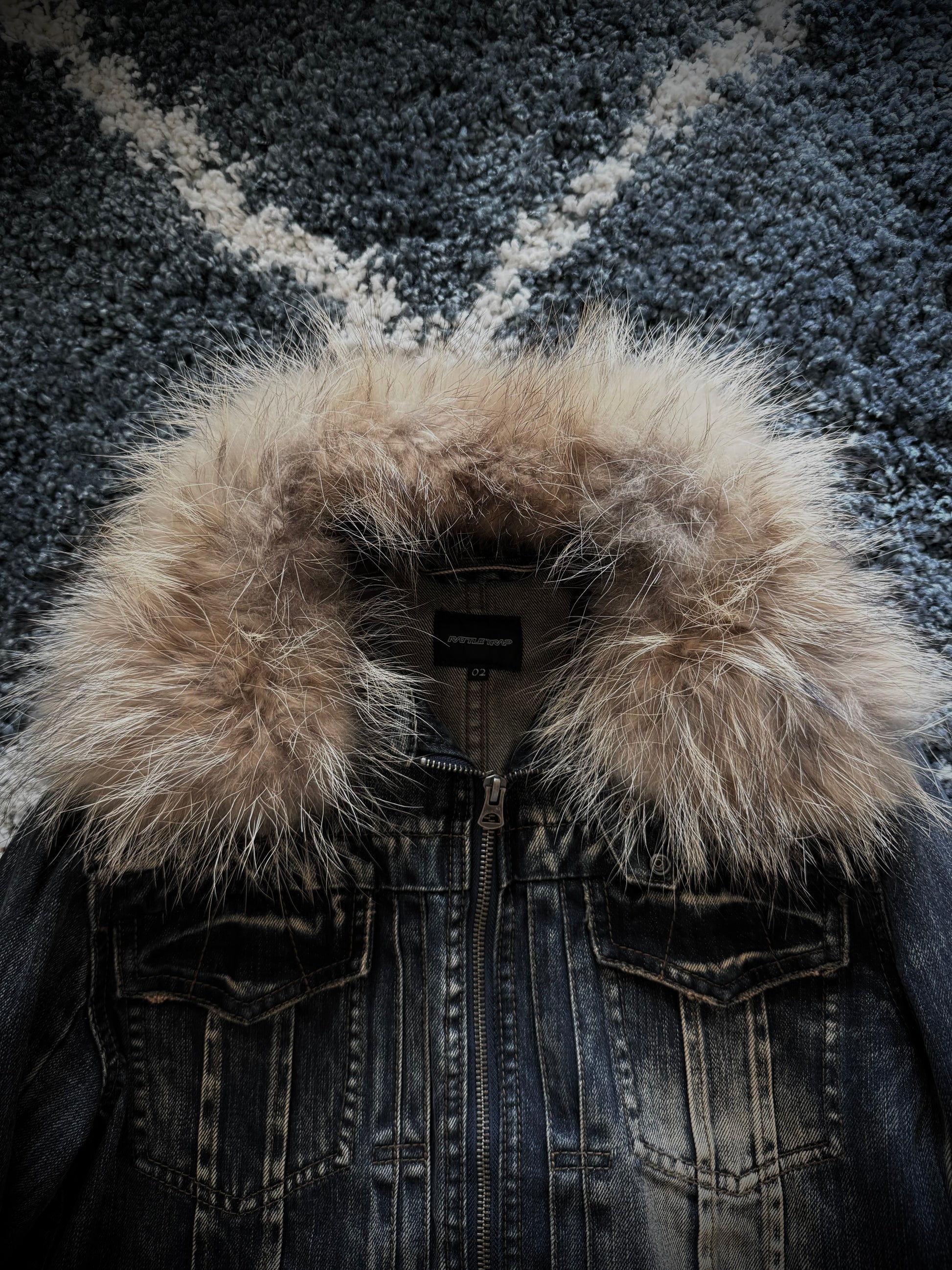 Rattle Trap Detachable Fur Denim Jacket