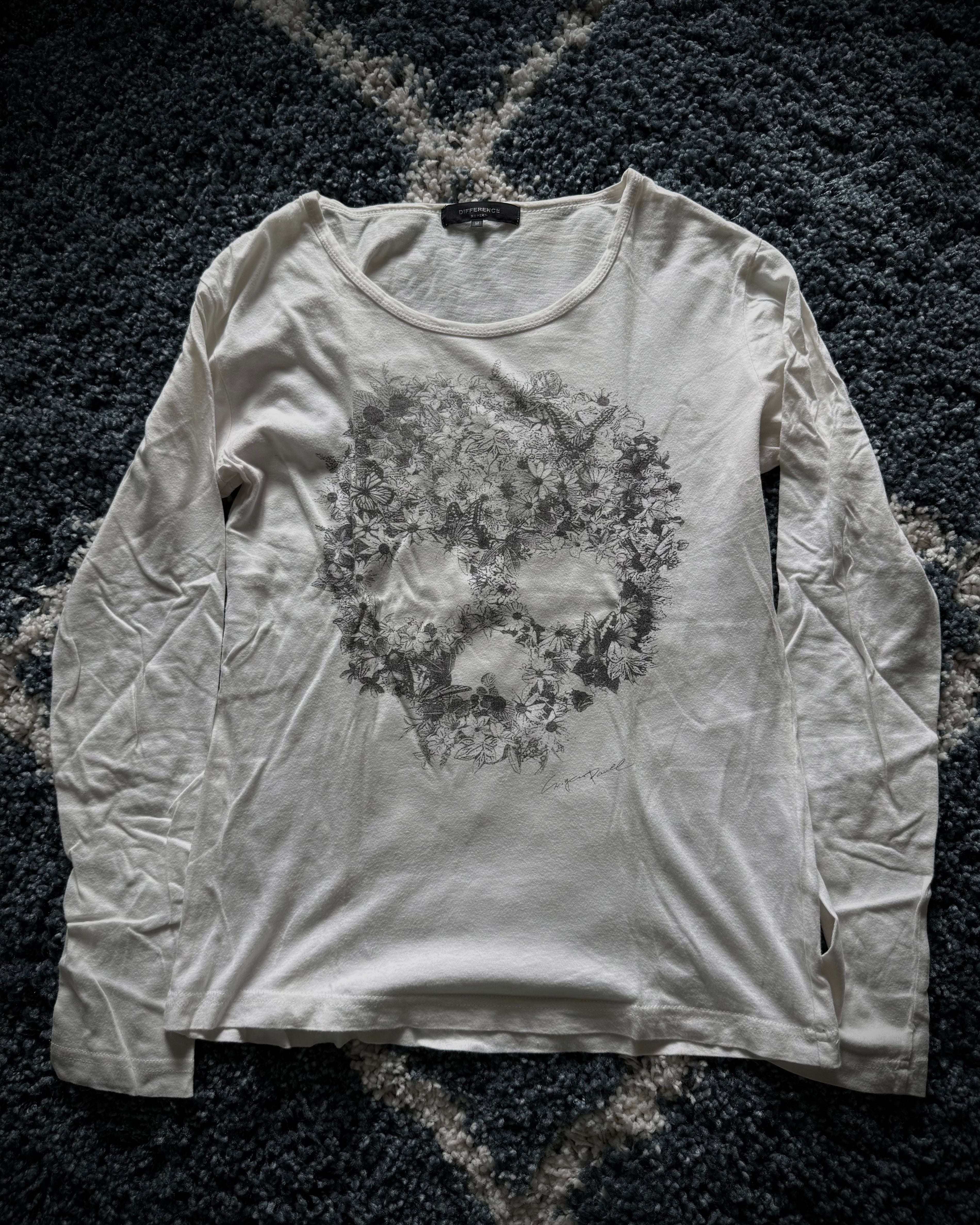 Difference Rupert flower skull longsleeve