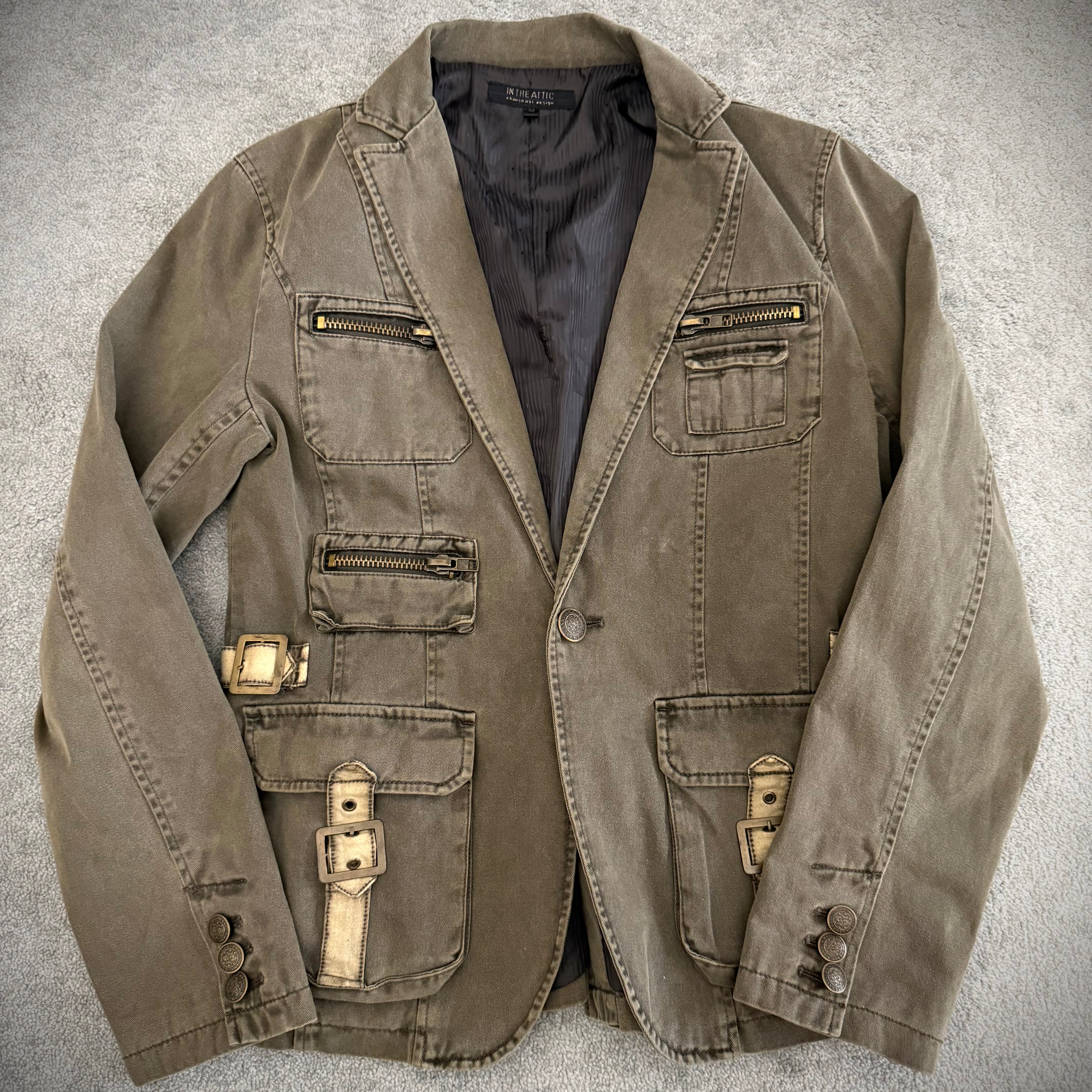 In the attic tactical strap blazer