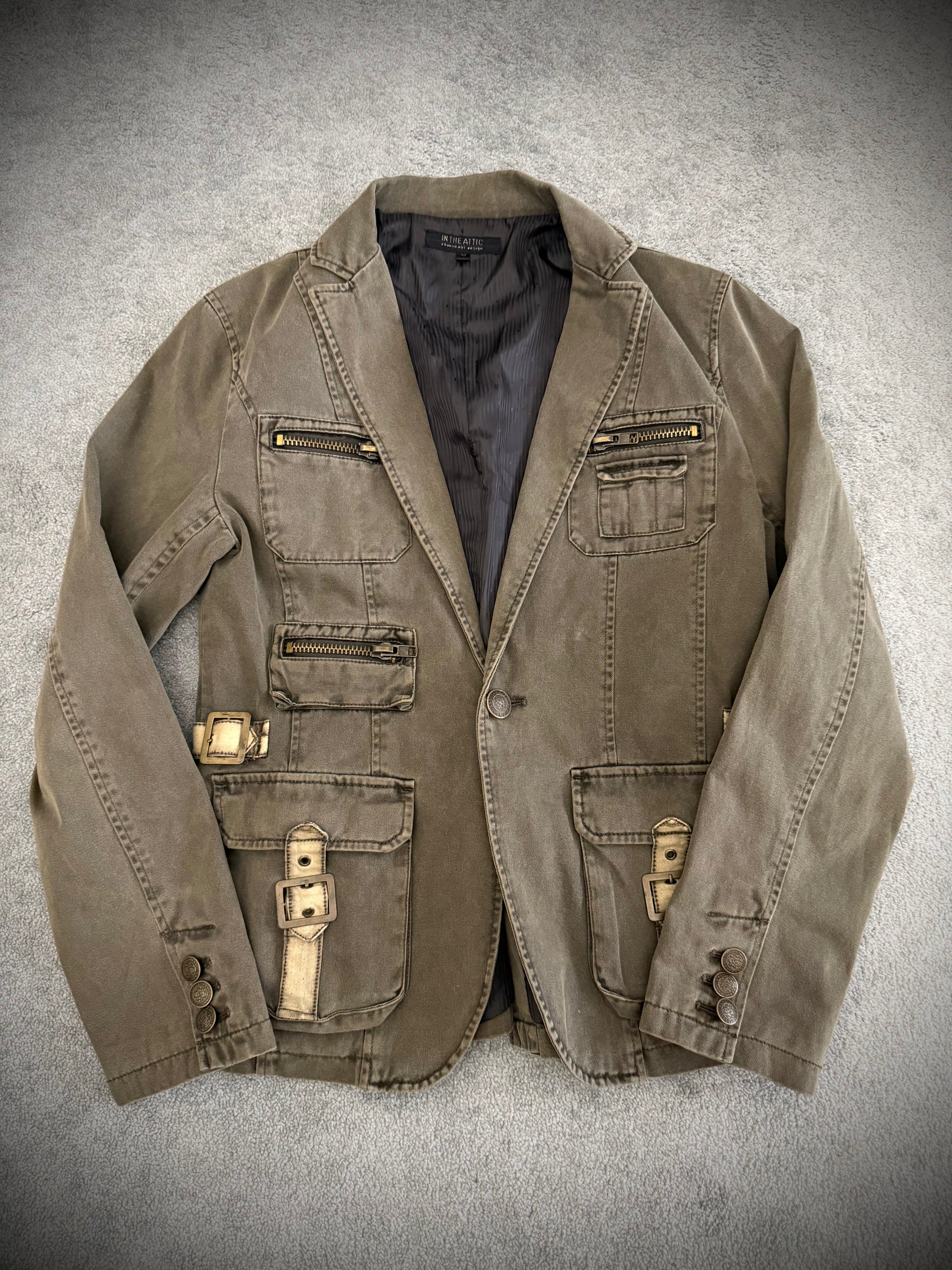 In the attic tactical strap blazer