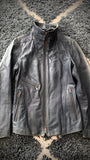 Schlussel Deep Sea Belted Leather Jacket
