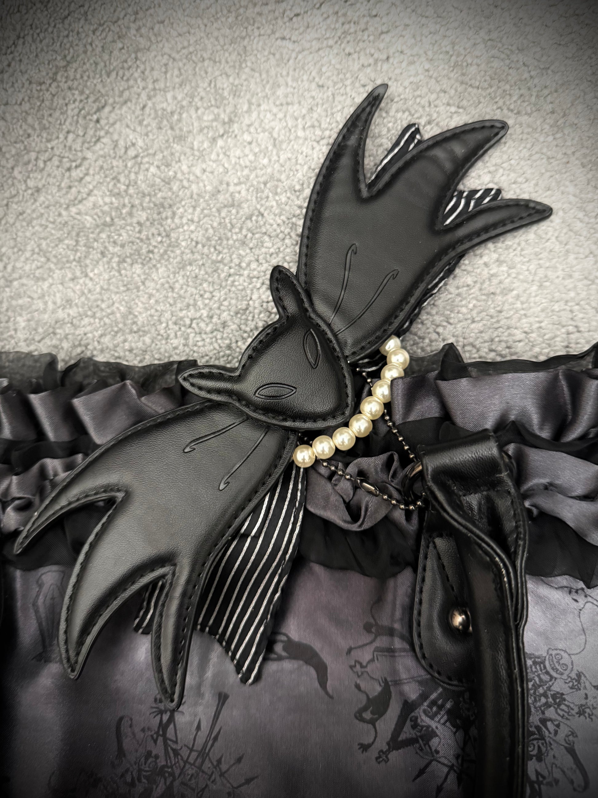 H.Naoto x Disney Bat pearl Bag