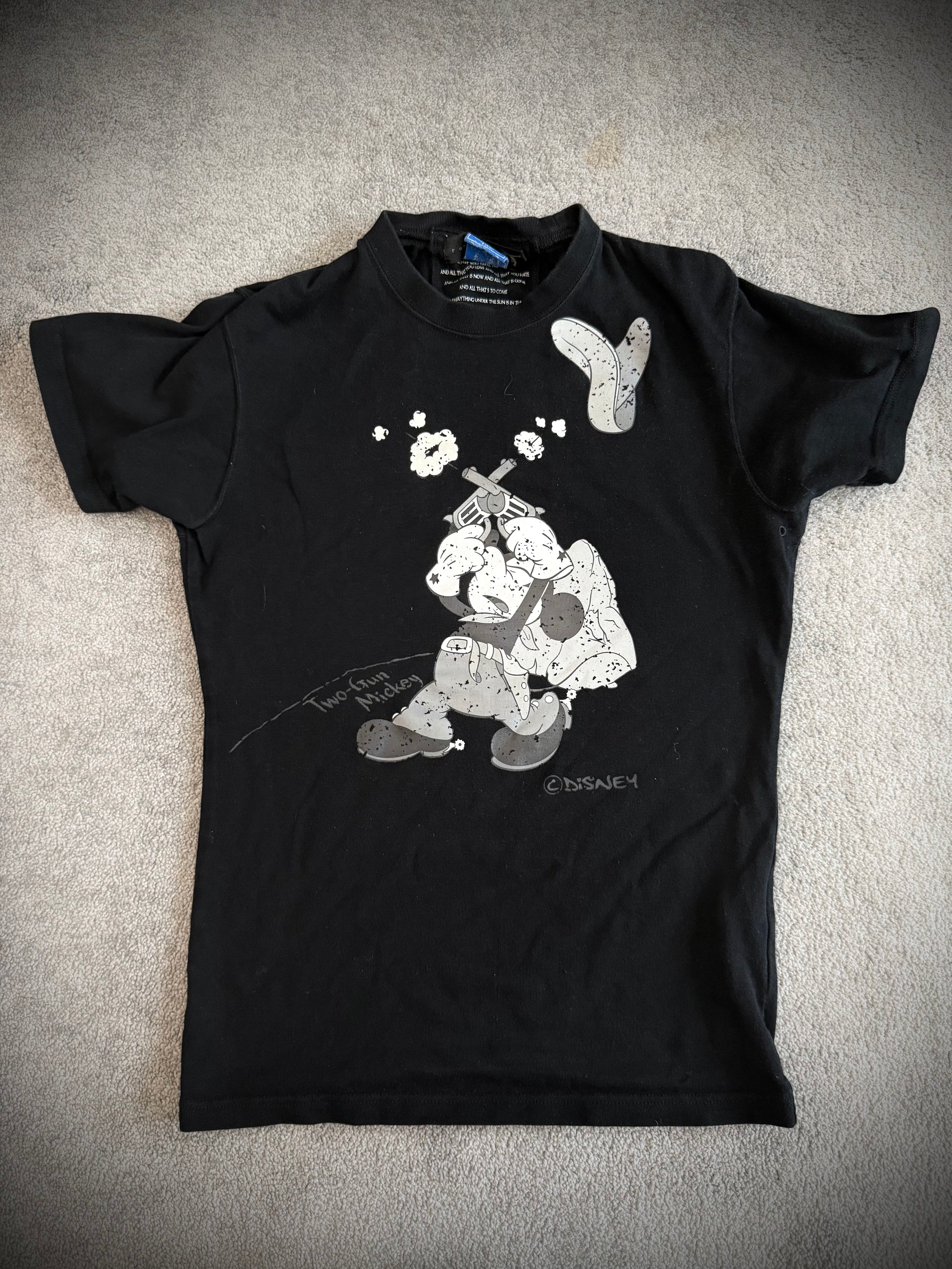 Roen x Disney 2- Gun Mickey Mouse Shirt