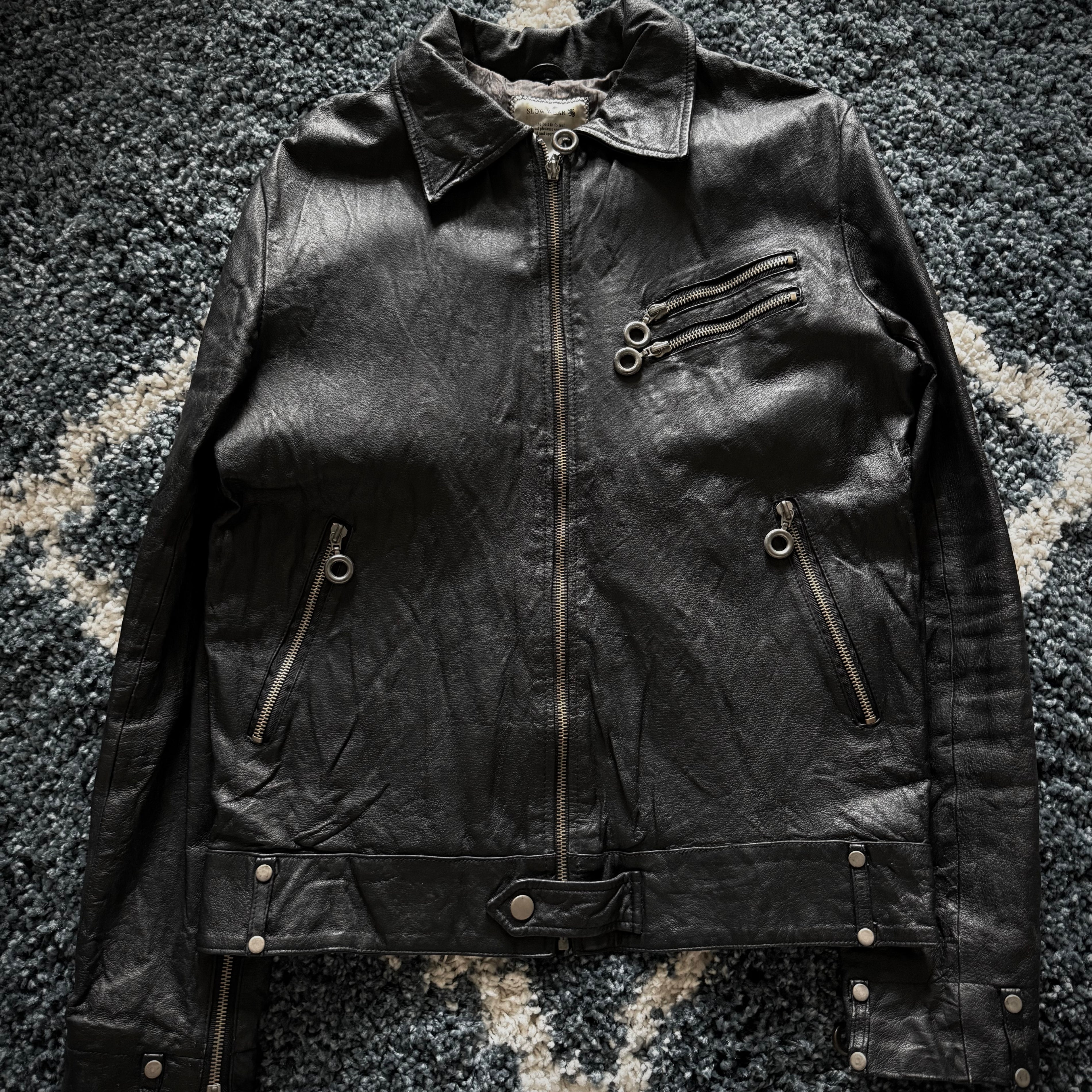 Slow Wear Leather Jacket