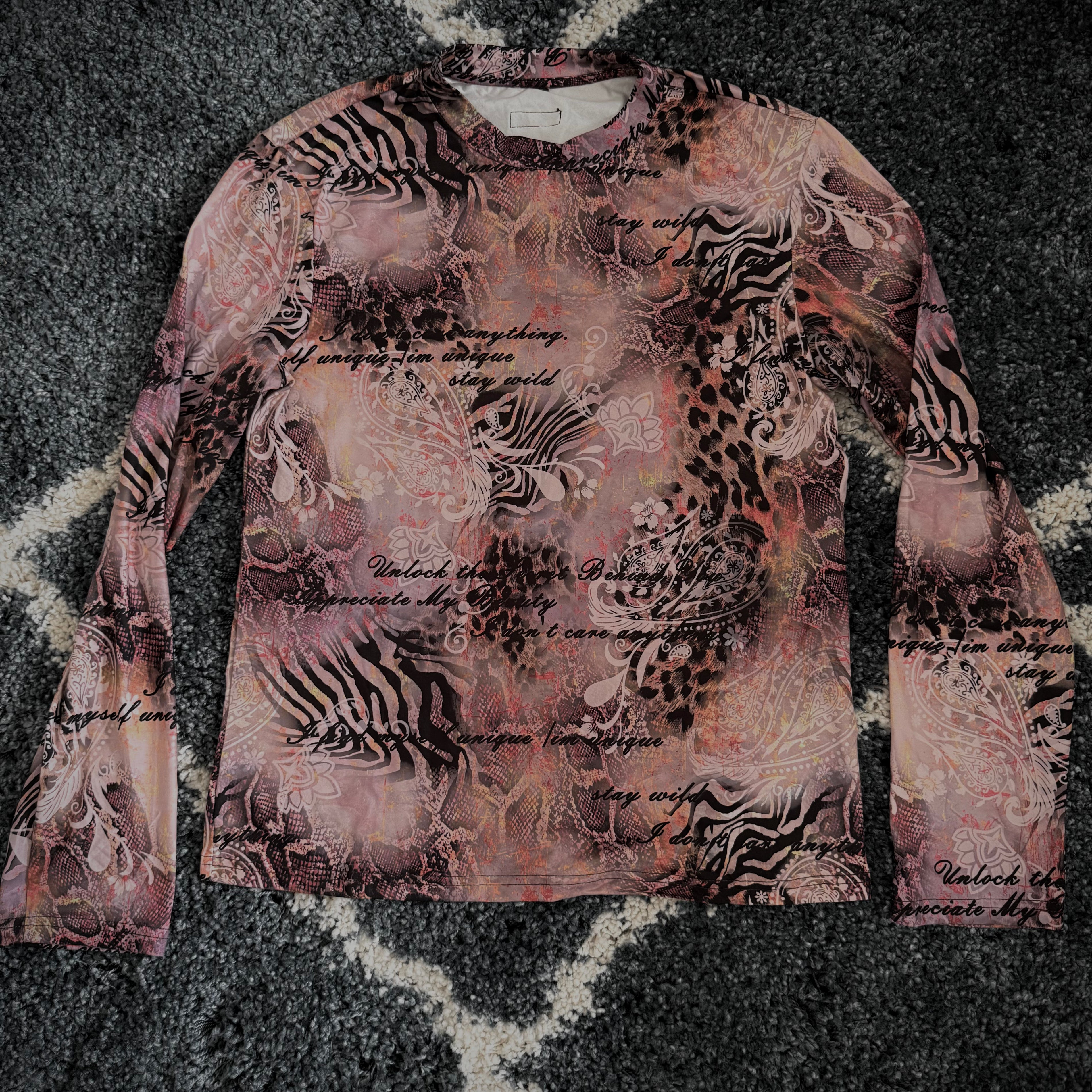 exotical Leopard Poem Longsleeve