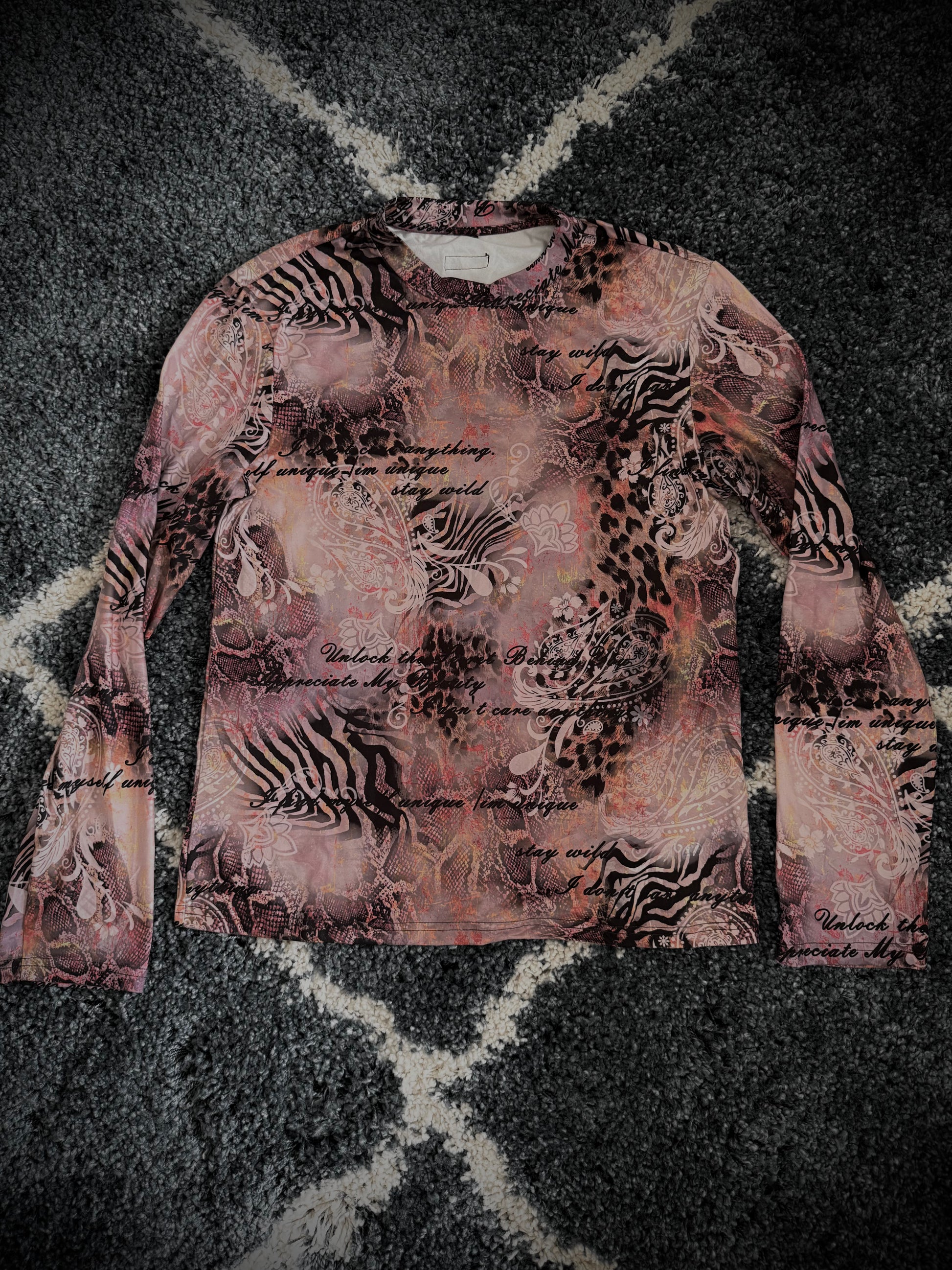 exotical Leopard Poem Longsleeve