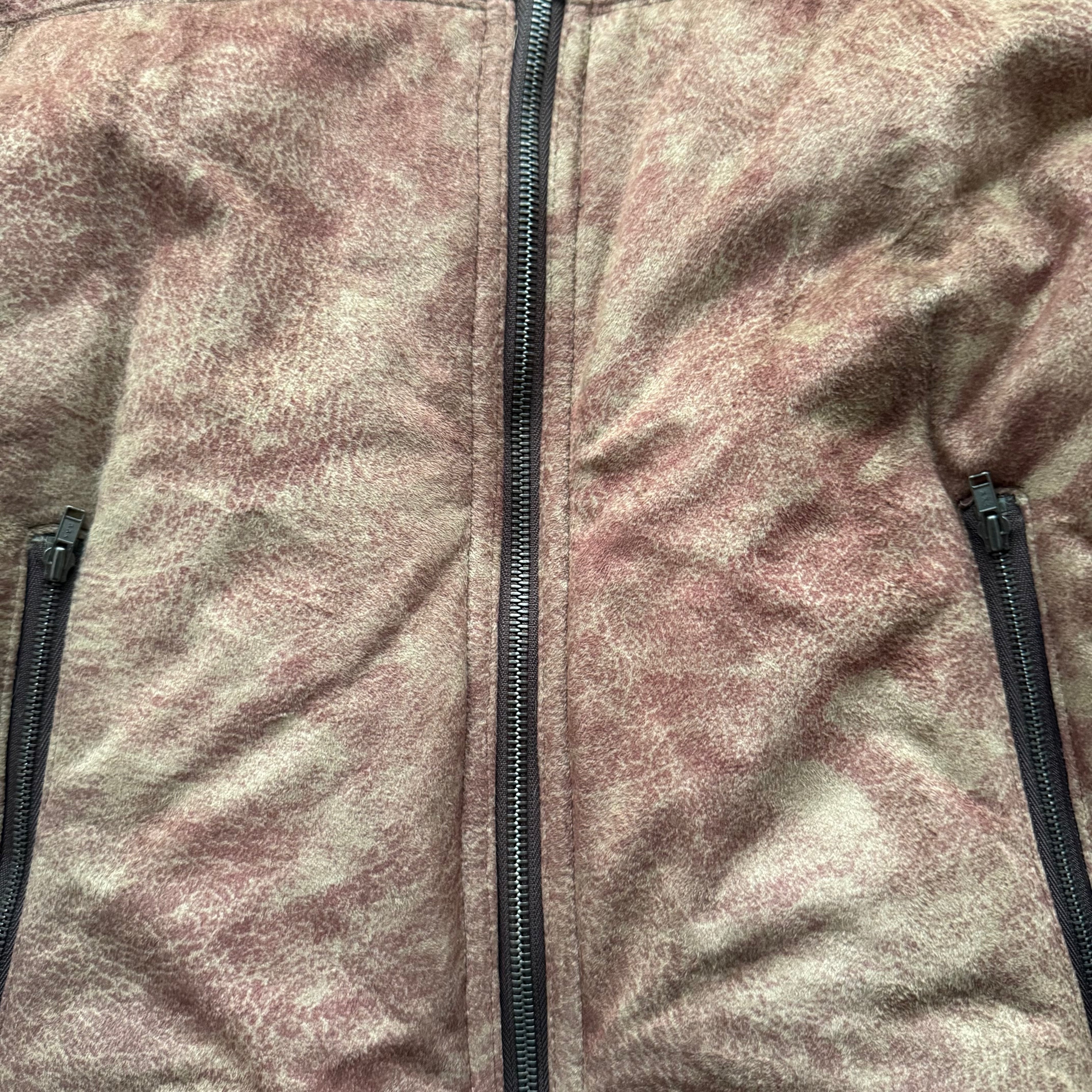Schlussel Suede Fur Bondage Rider Jacket